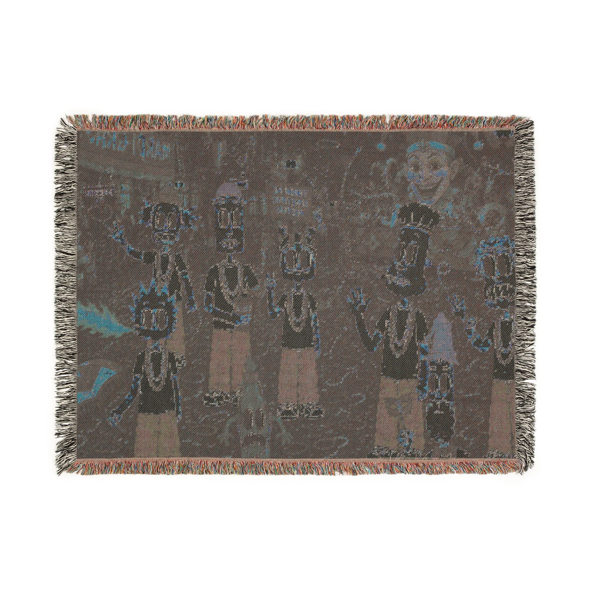 Let The Good Times Roll Woven Throw Blanket