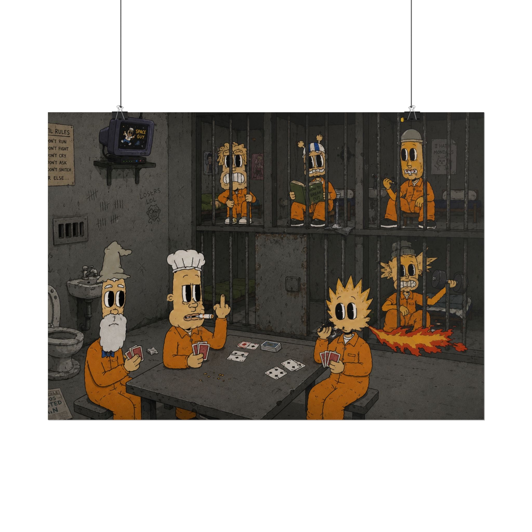 Locked Up Rolled Poster