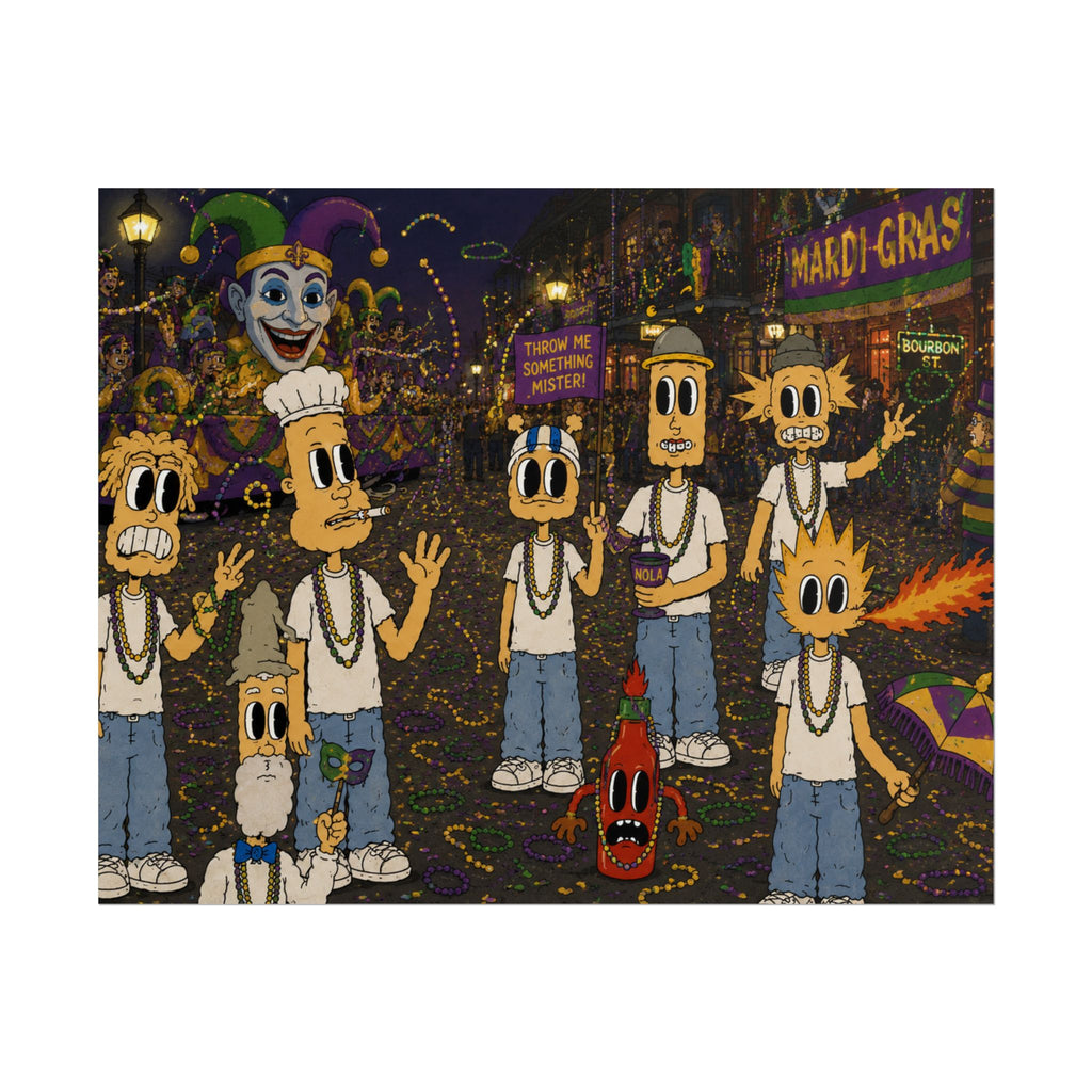 Let The Good Times Roll Rolled Poster