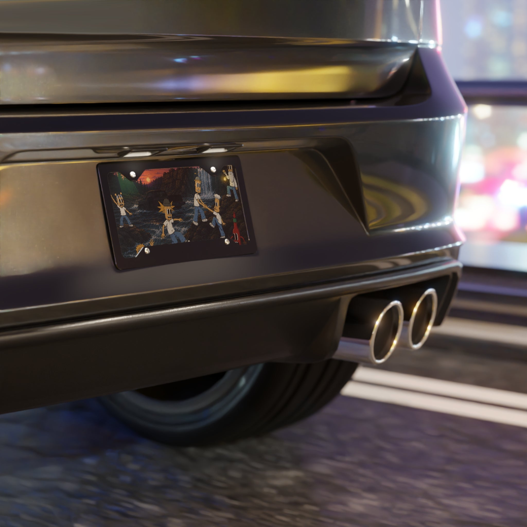 Side Quest Vanity License Plate