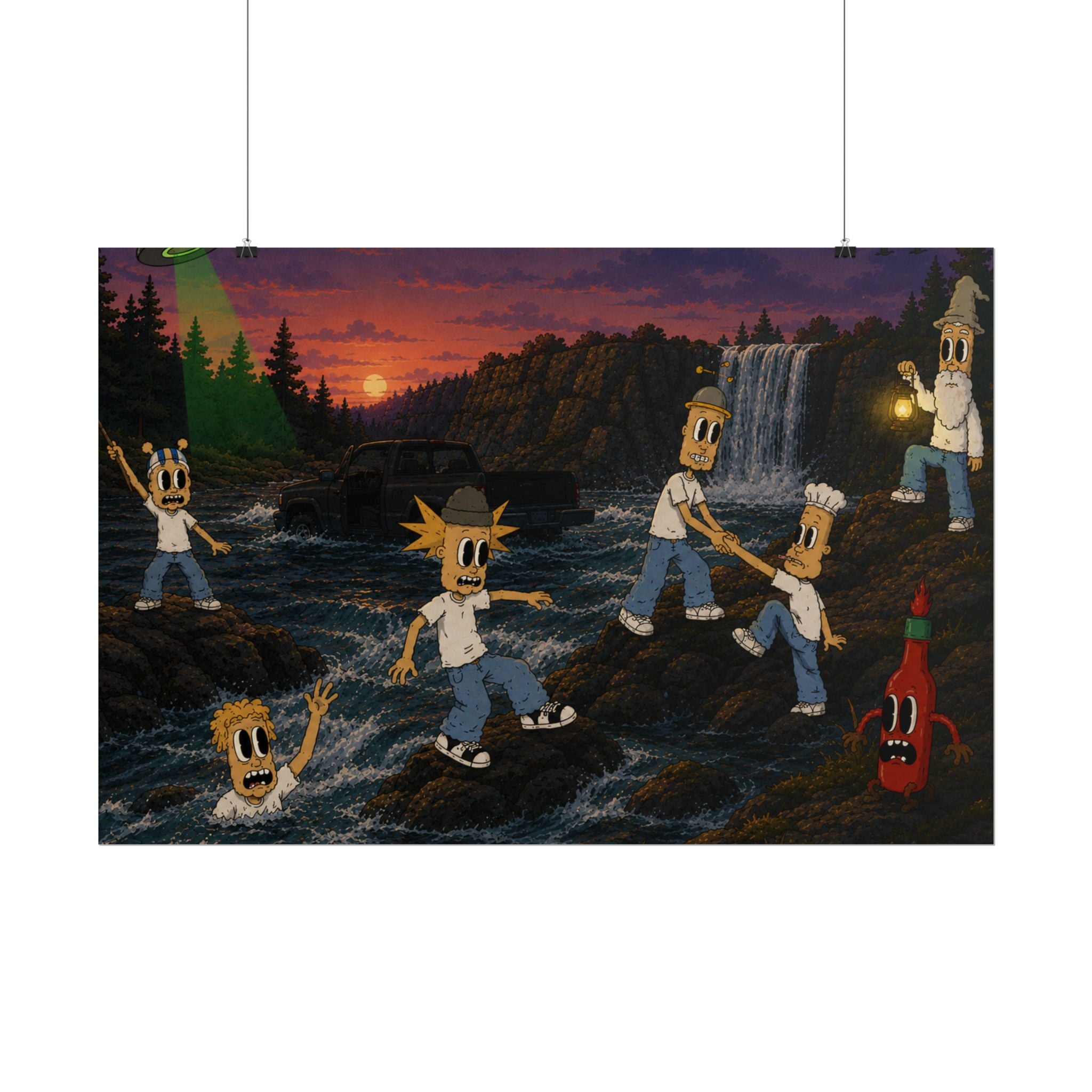 Side Quest Rolled Poster