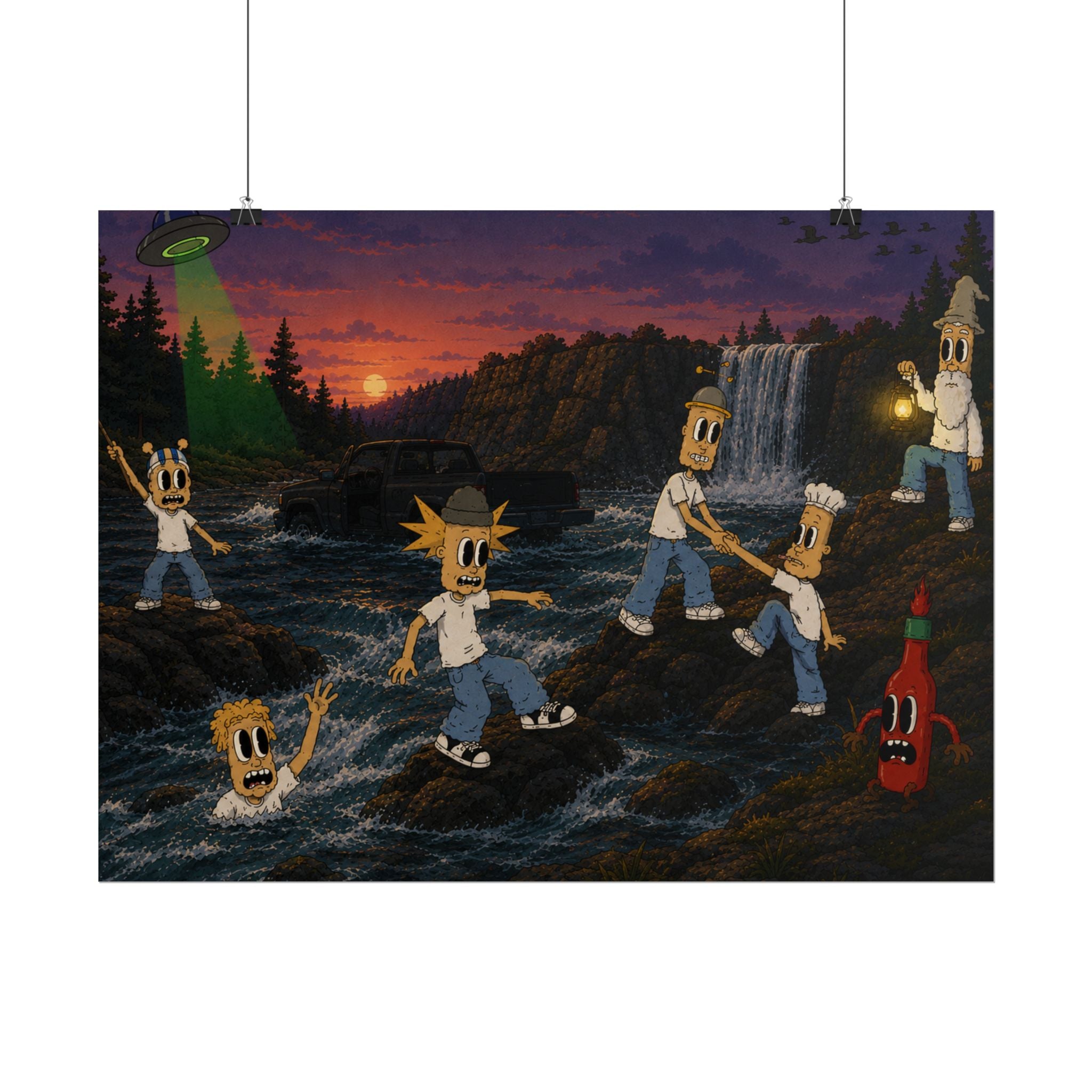 Side Quest Rolled Poster