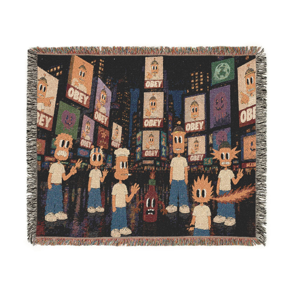 Modern Media Woven Throw Blanket