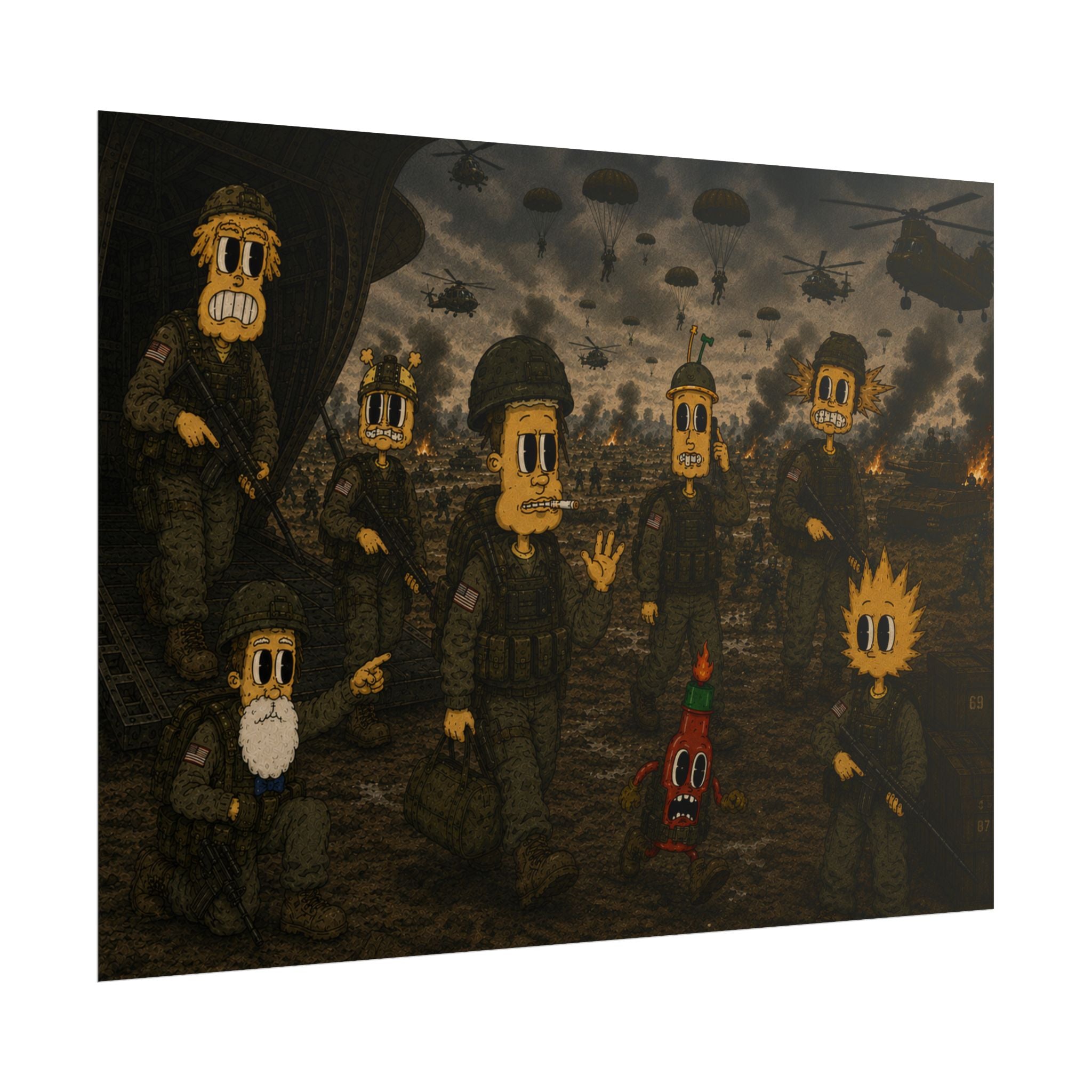 War Ready Rolled Poster