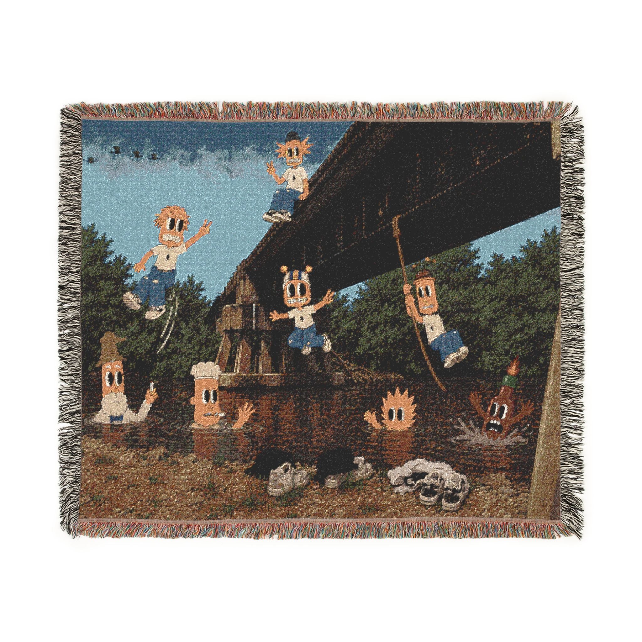 Core Memory Woven Throw Blanket