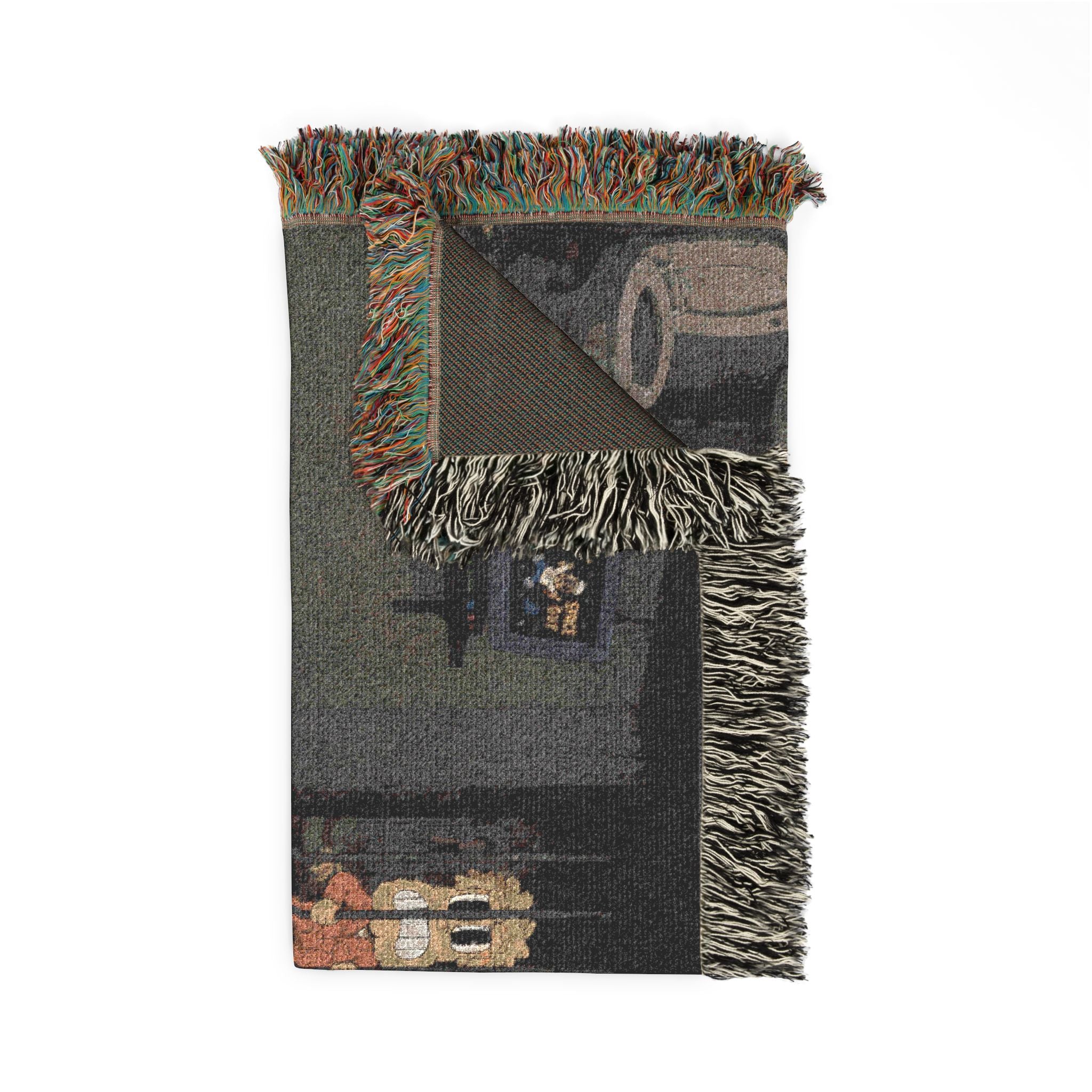 Locked Up Woven Throw Blanket