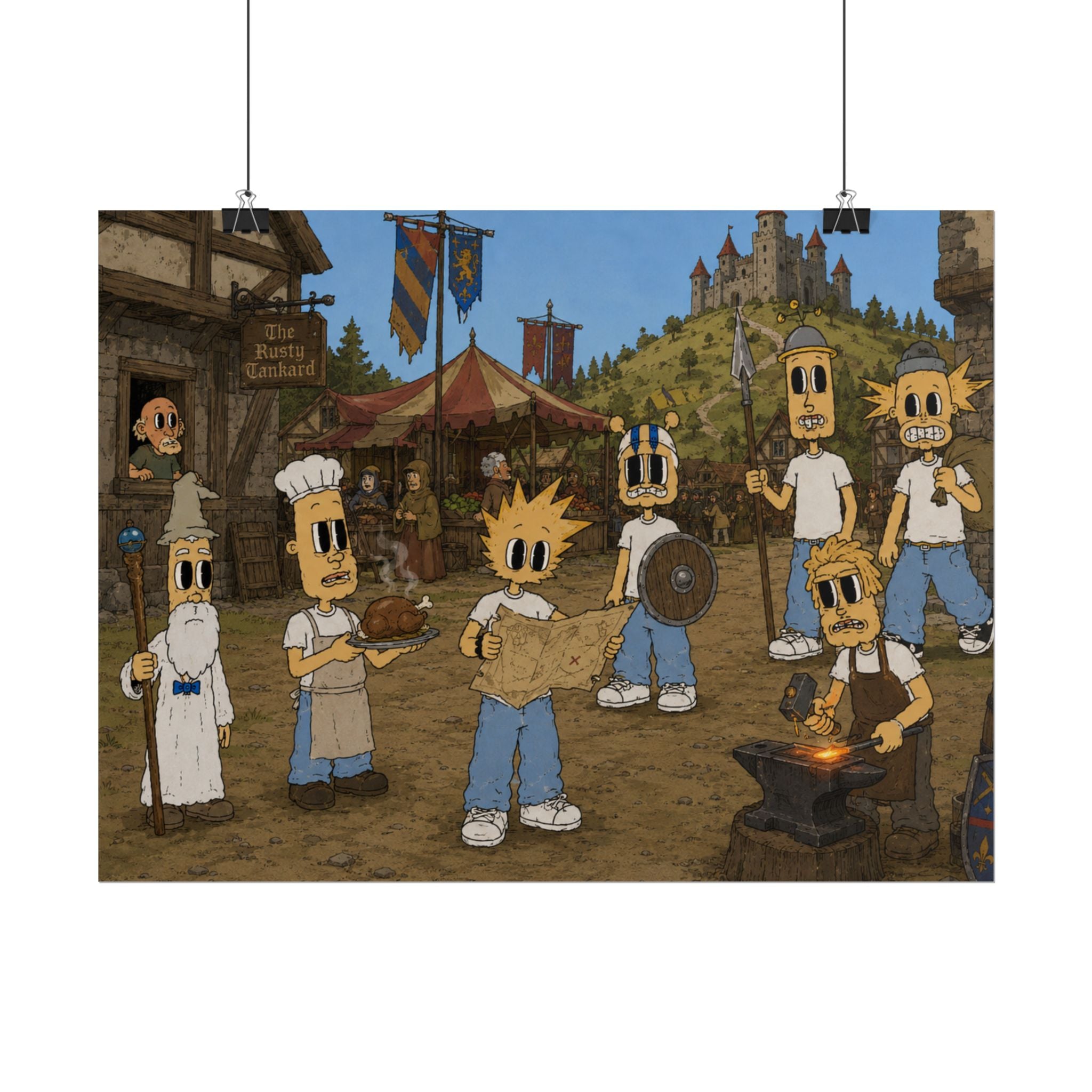 Medieval Times Rolled Poster