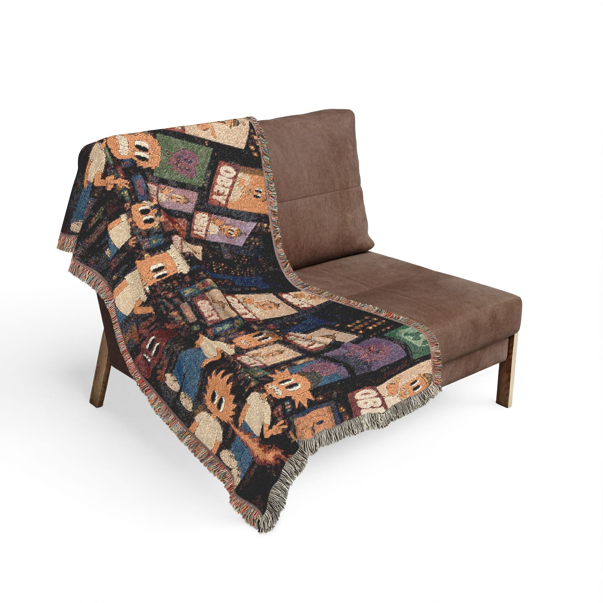 Modern Media Woven Throw Blanket