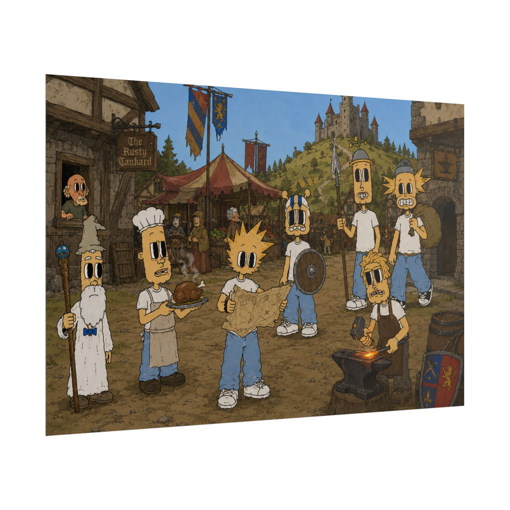Medieval Times Rolled Poster