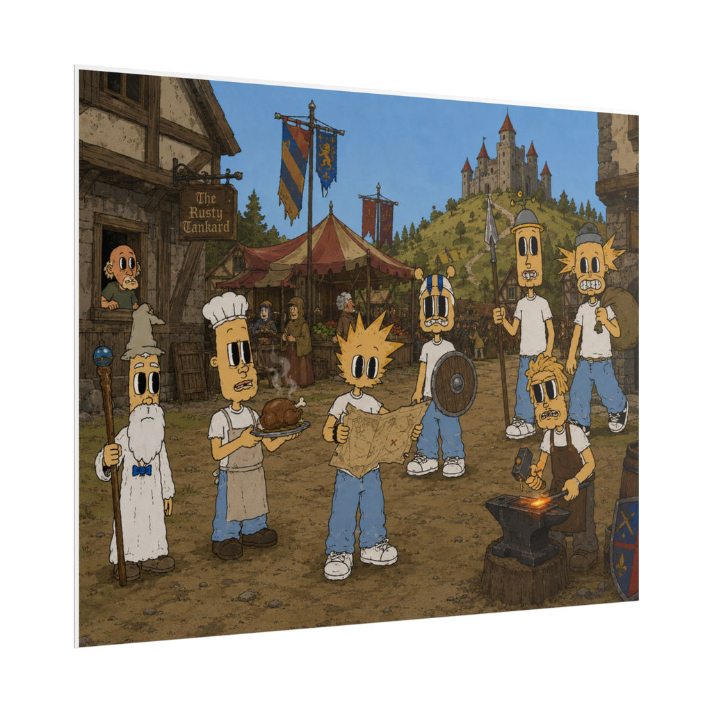 Medieval Times Rolled Poster