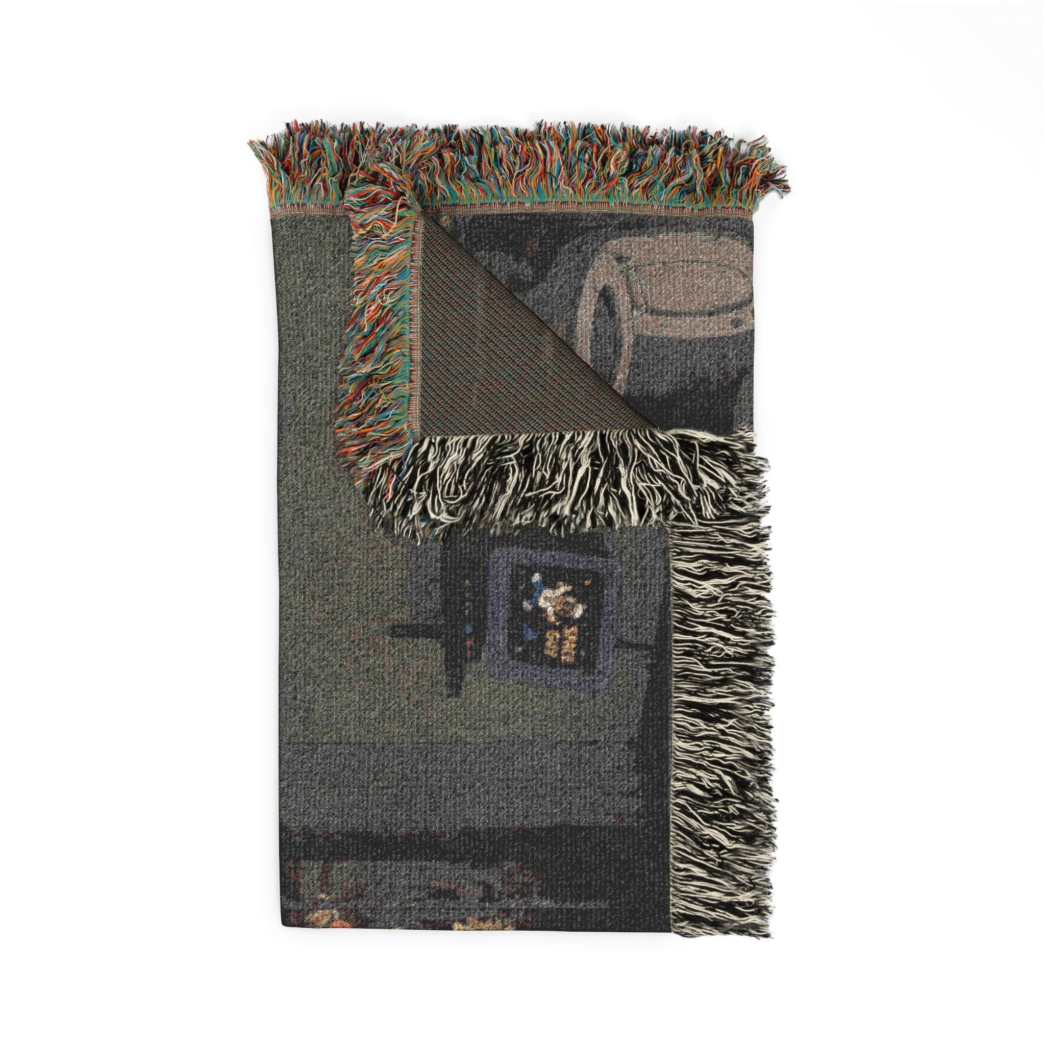 Locked Up Woven Throw Blanket