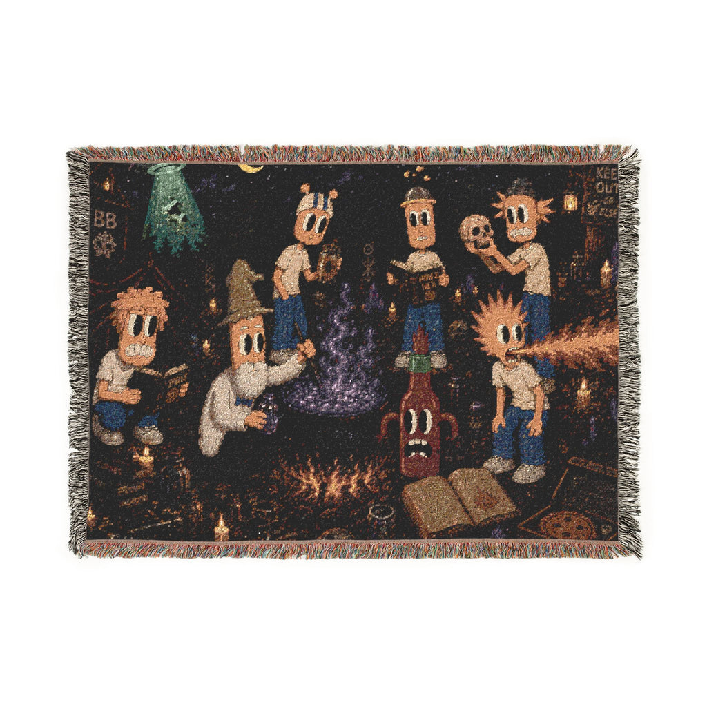 Late Night Woven Throw Blanket