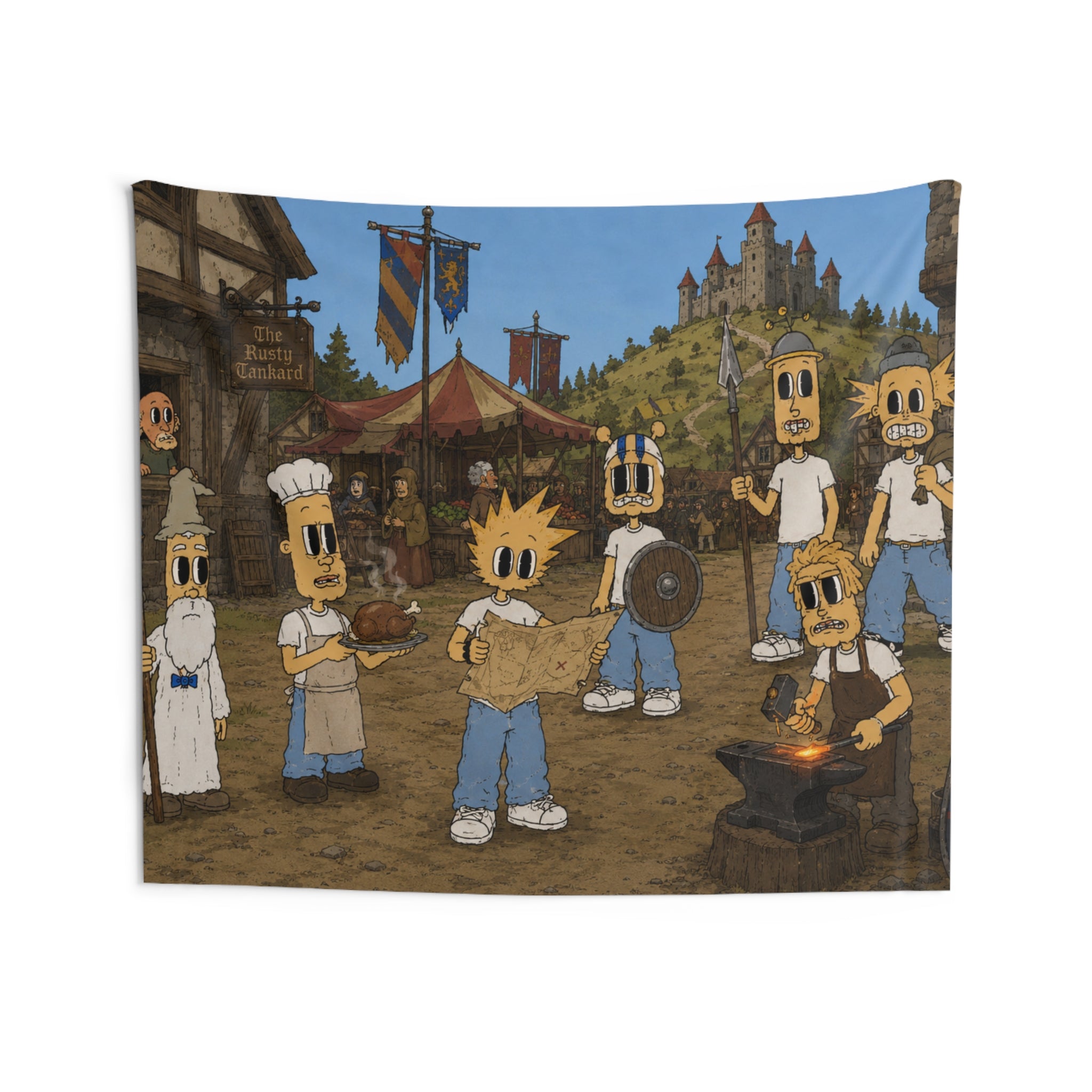Medieval Times Wall Tapestry
