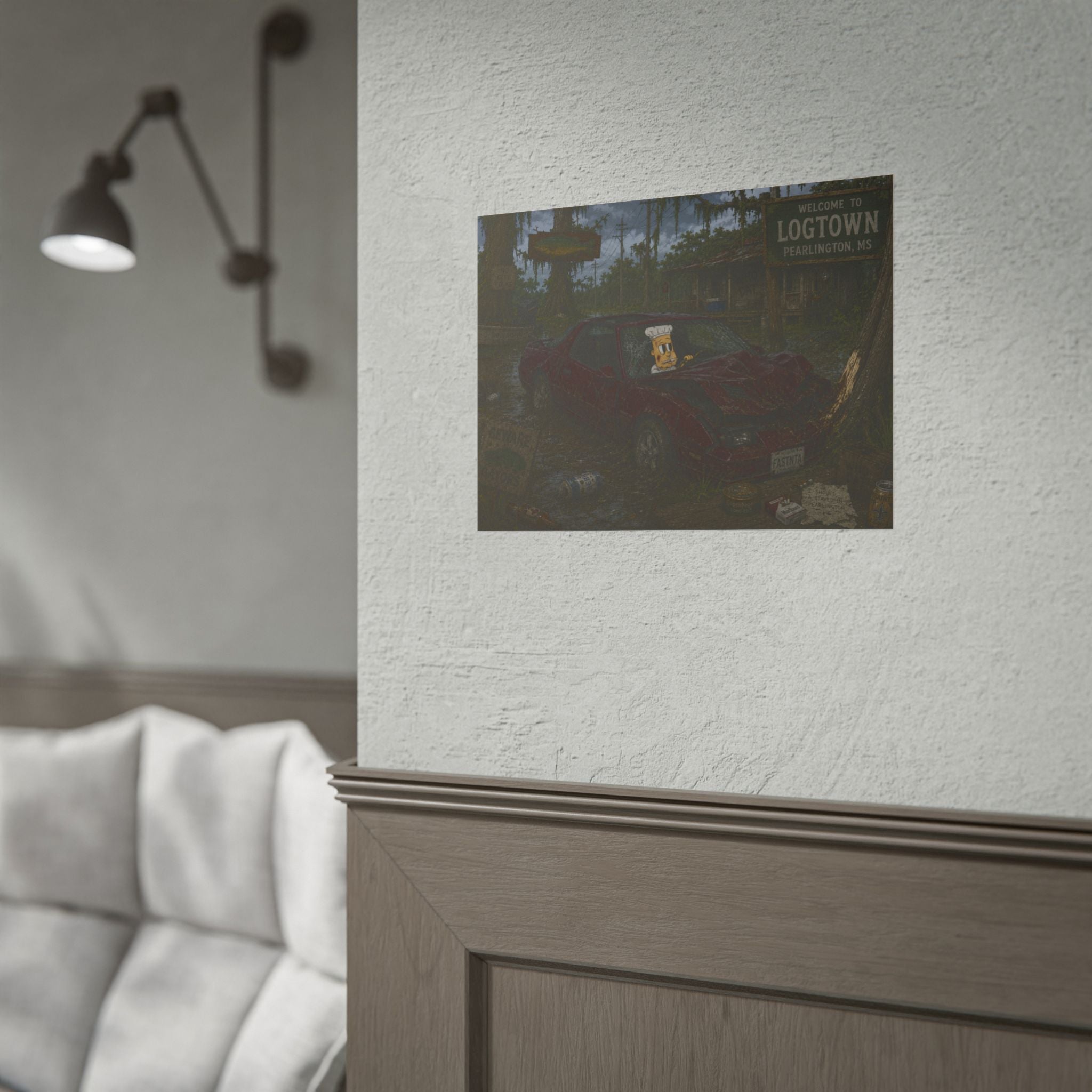 Crashed Out Rolled Poster