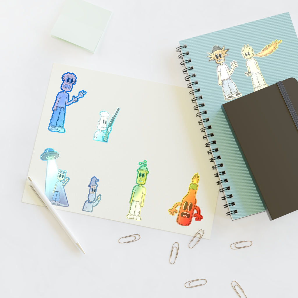 Group Character Sticker Sheet