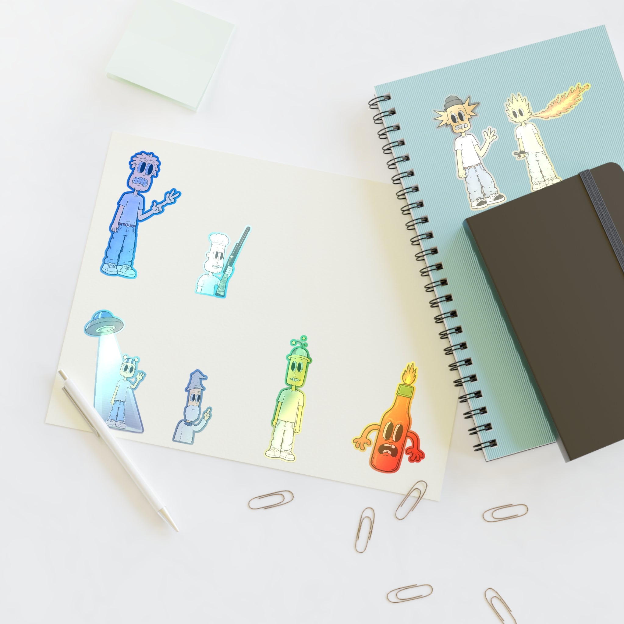 Group Character Sticker Sheet