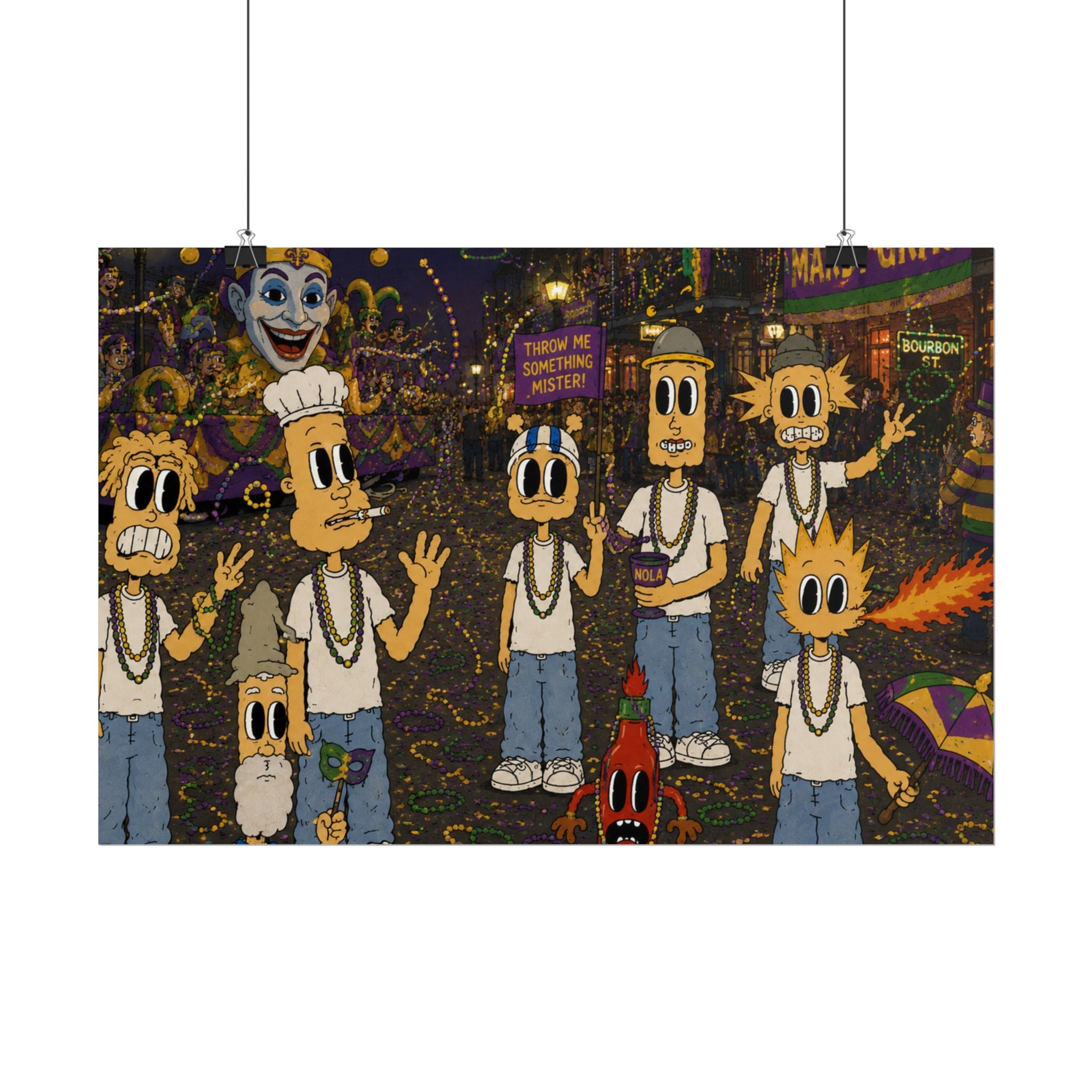 Let The Good Times Roll Rolled Poster