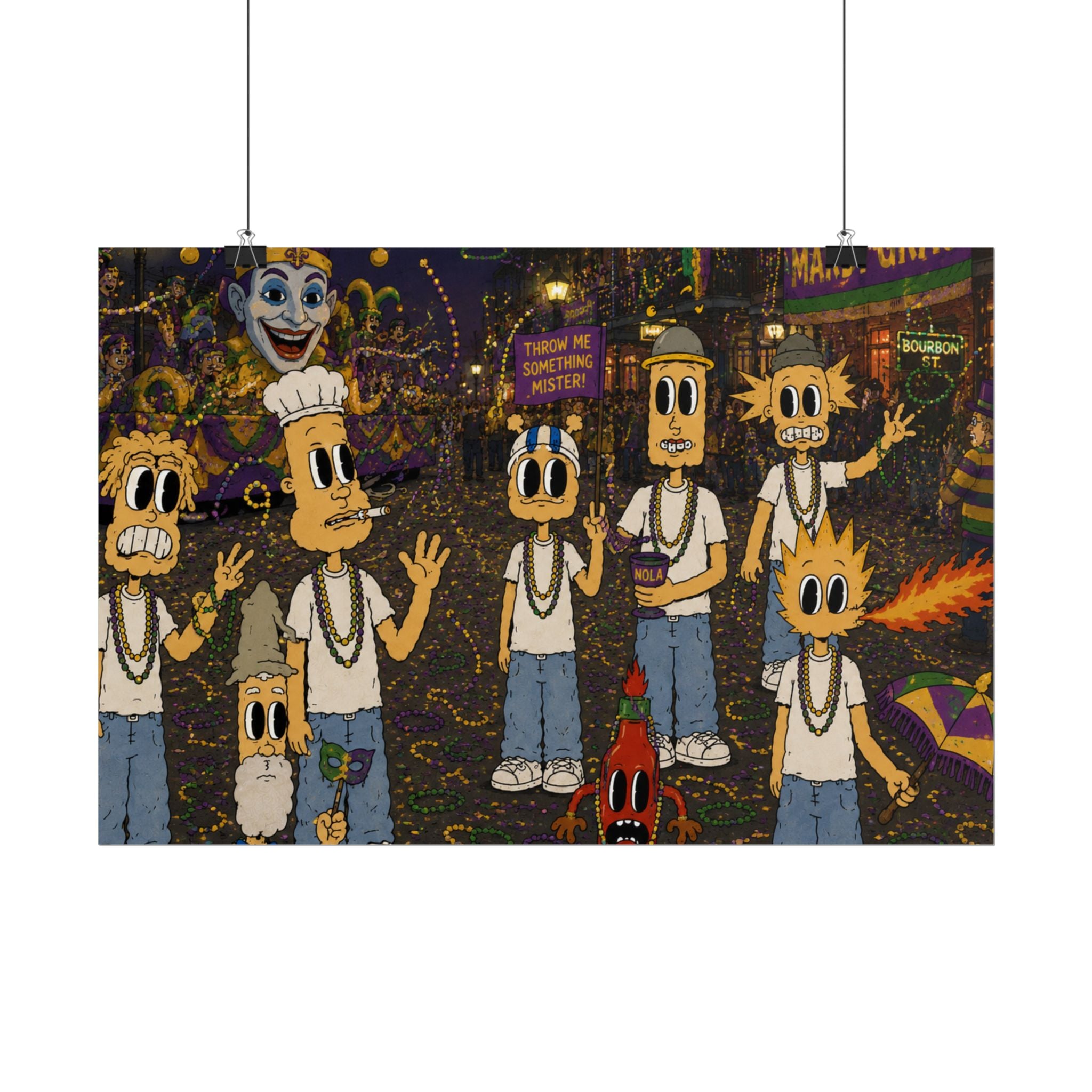 Let The Good Times Roll Rolled Poster