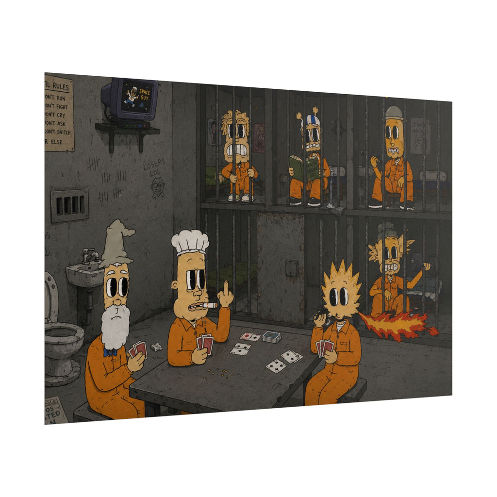 Locked Up Rolled Poster