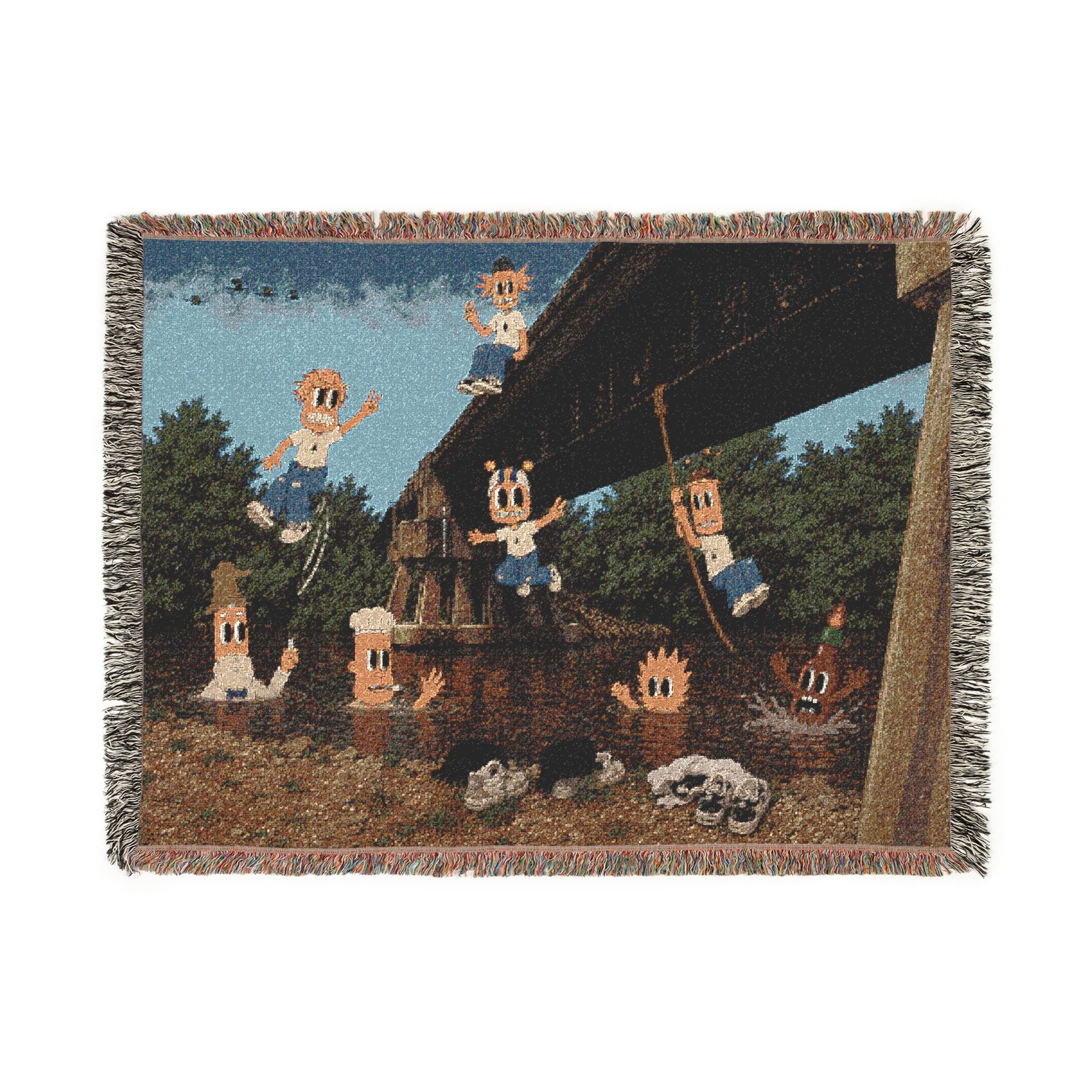 Core Memory Woven Throw Blanket