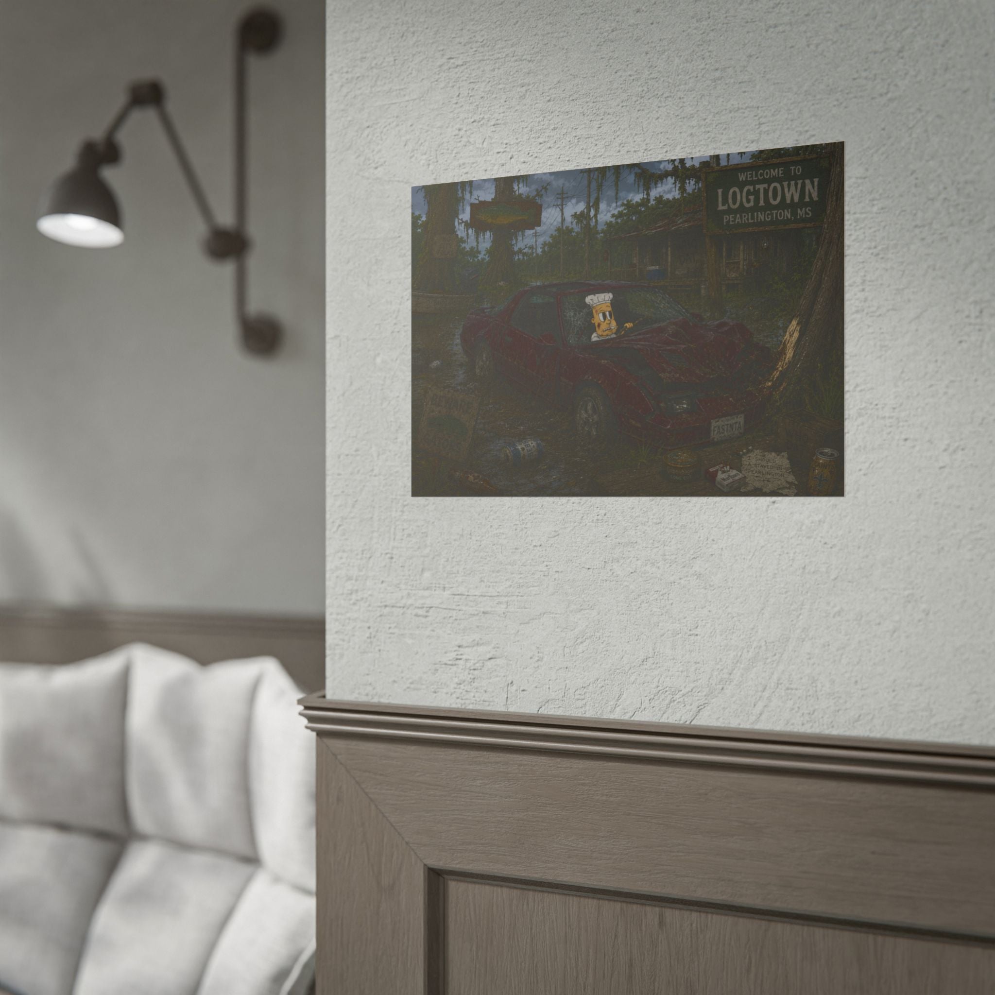 Crashed Out Rolled Poster