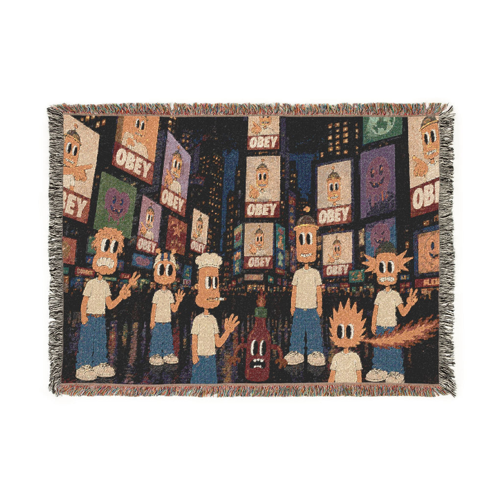 Modern Media Woven Throw Blanket
