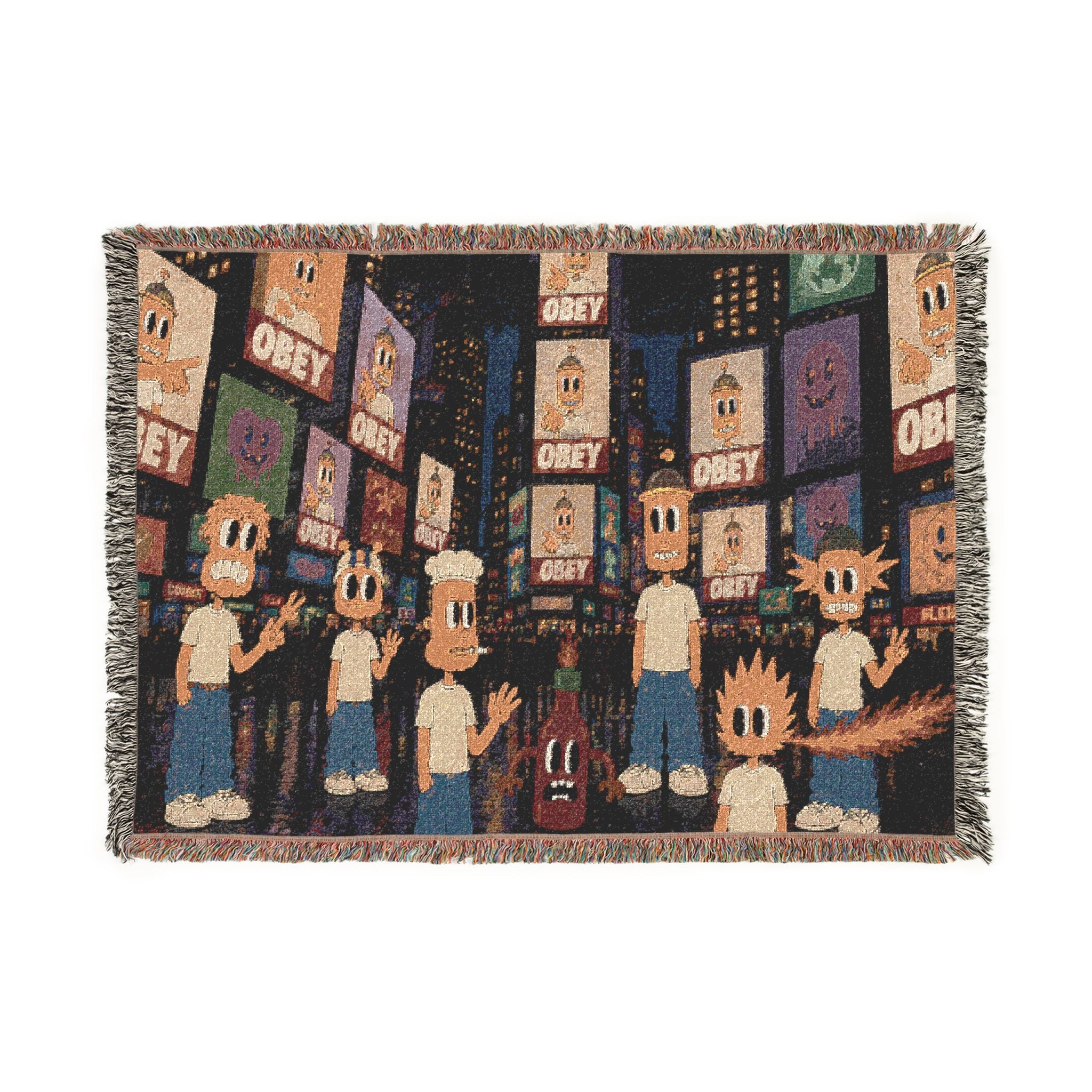 Modern Media Woven Throw Blanket