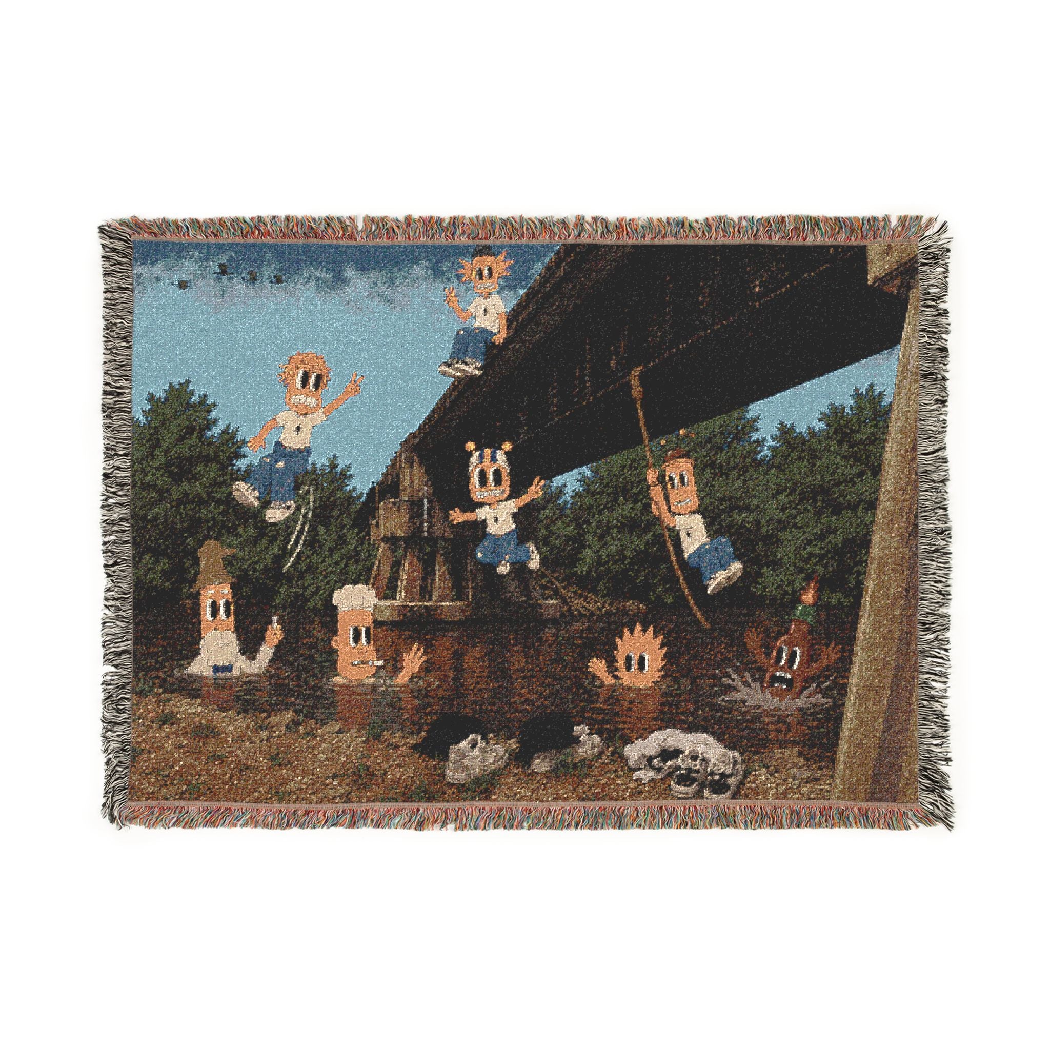 Core Memory Woven Throw Blanket