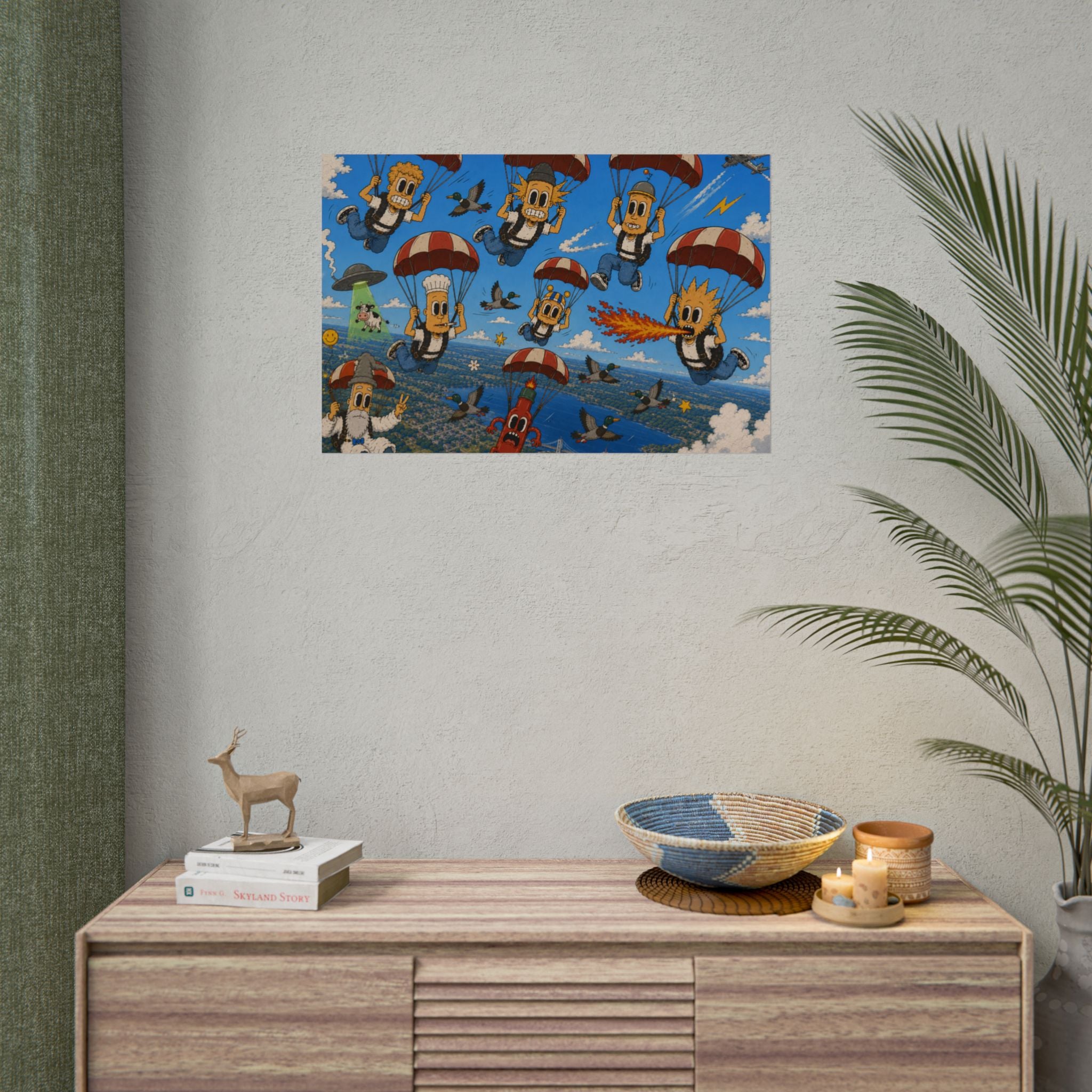 Free Falling Rolled Poster