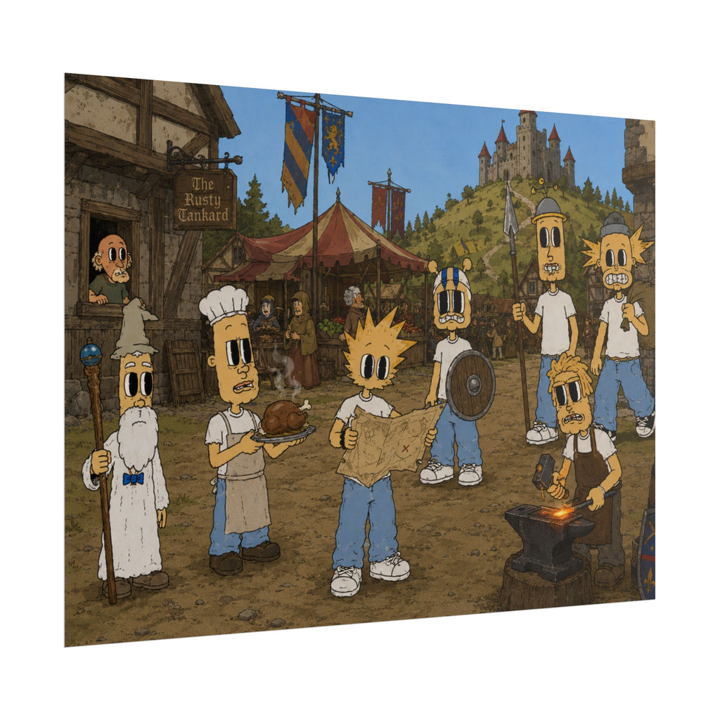 Medieval Times Rolled Poster