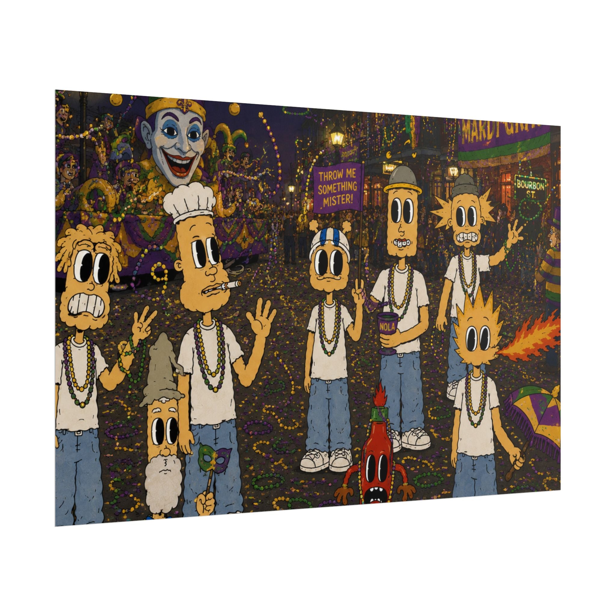 Let The Good Times Roll Rolled Poster
