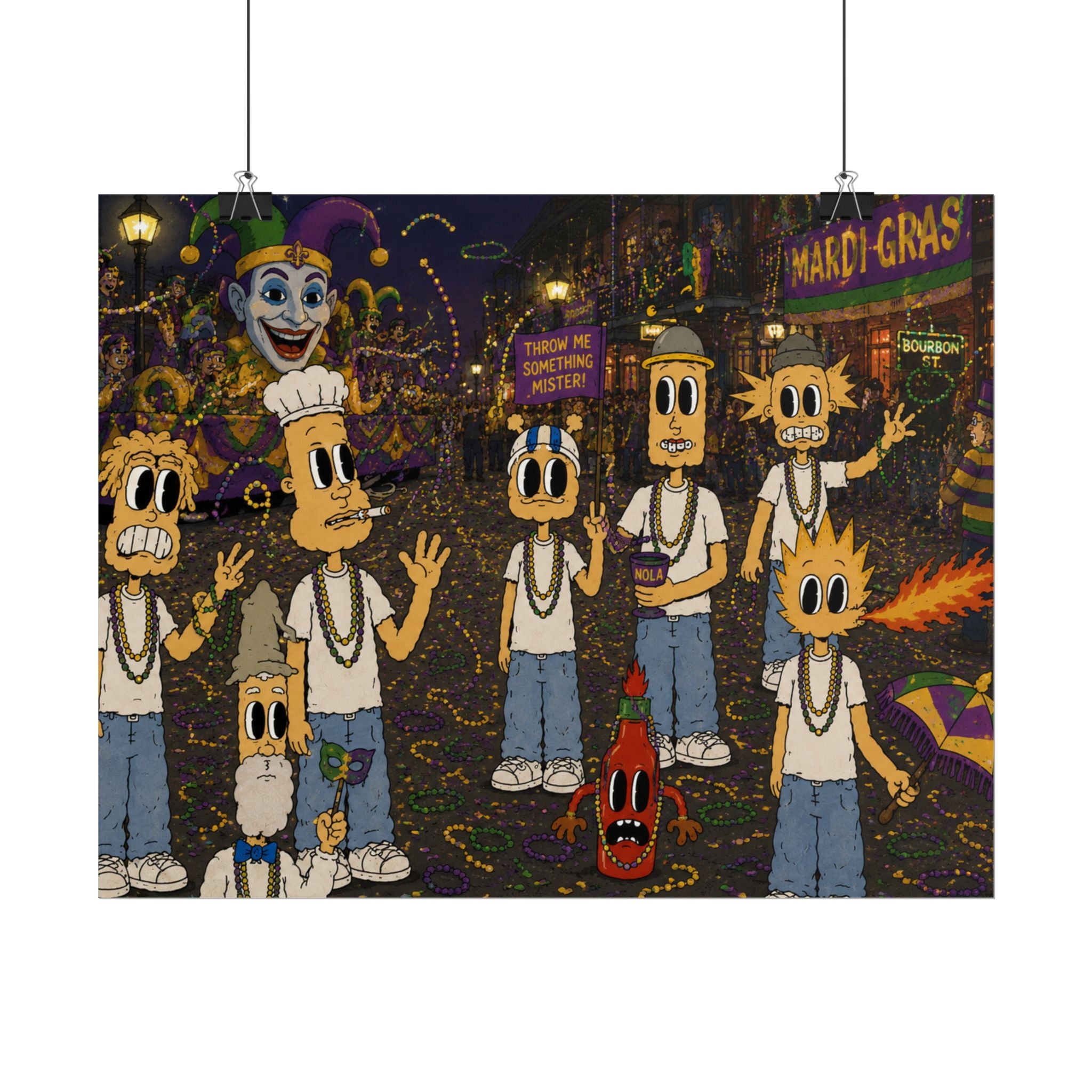Let The Good Times Roll Rolled Poster