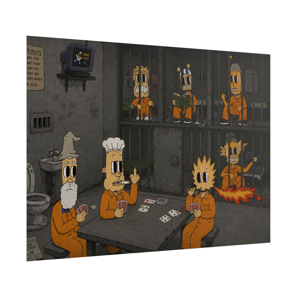Locked Up Rolled Poster