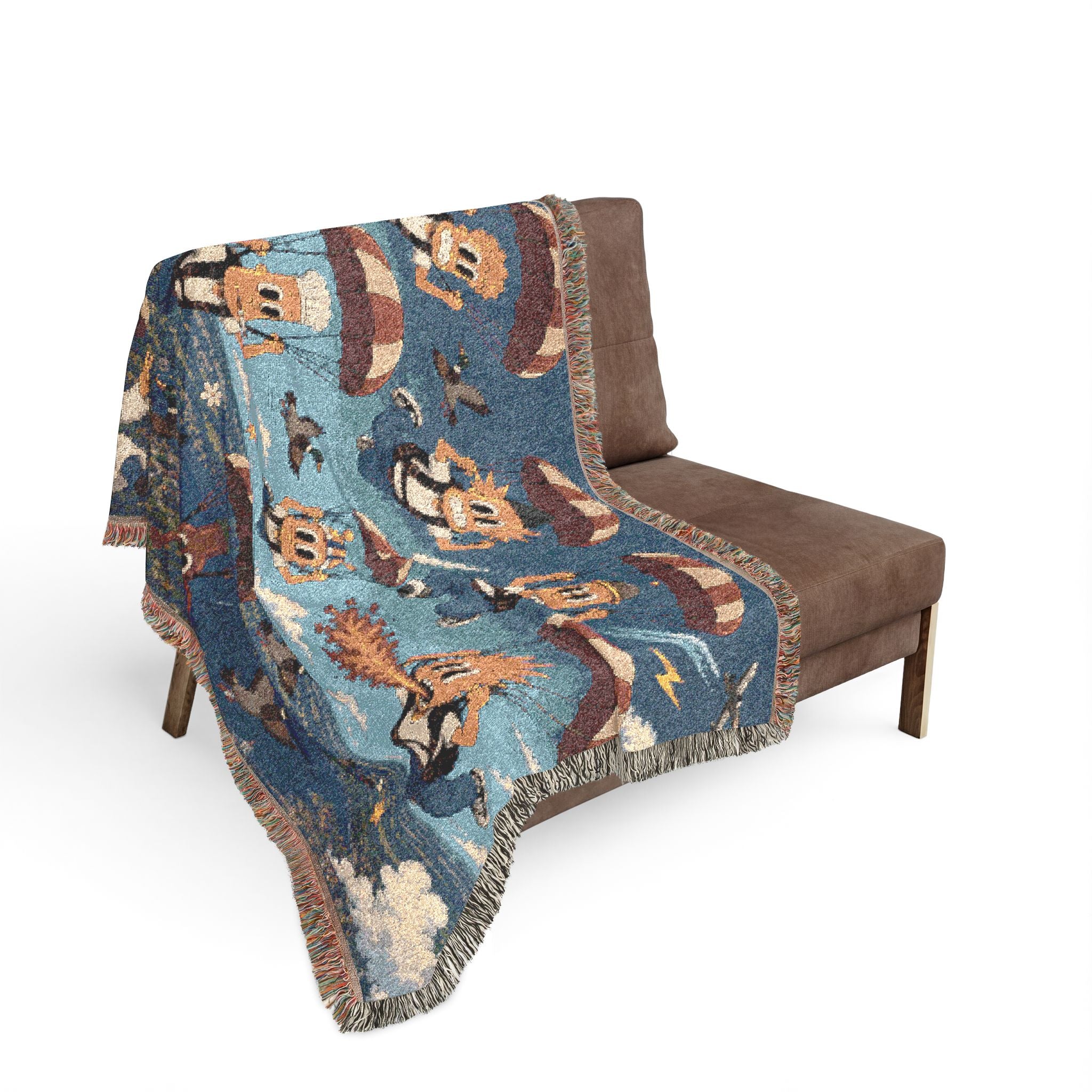 Free Falling Woven Throw Blanket