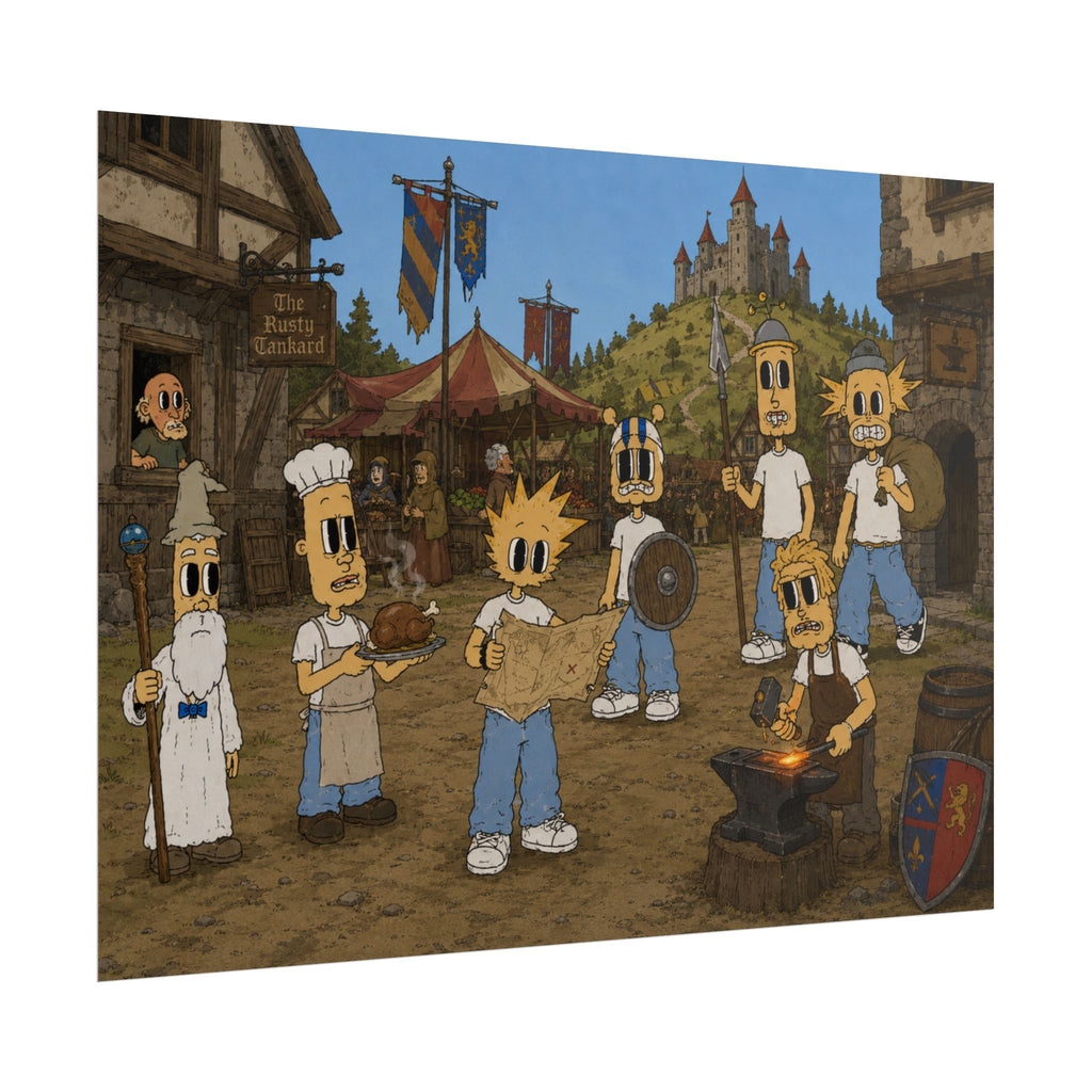 Medieval Times Rolled Poster