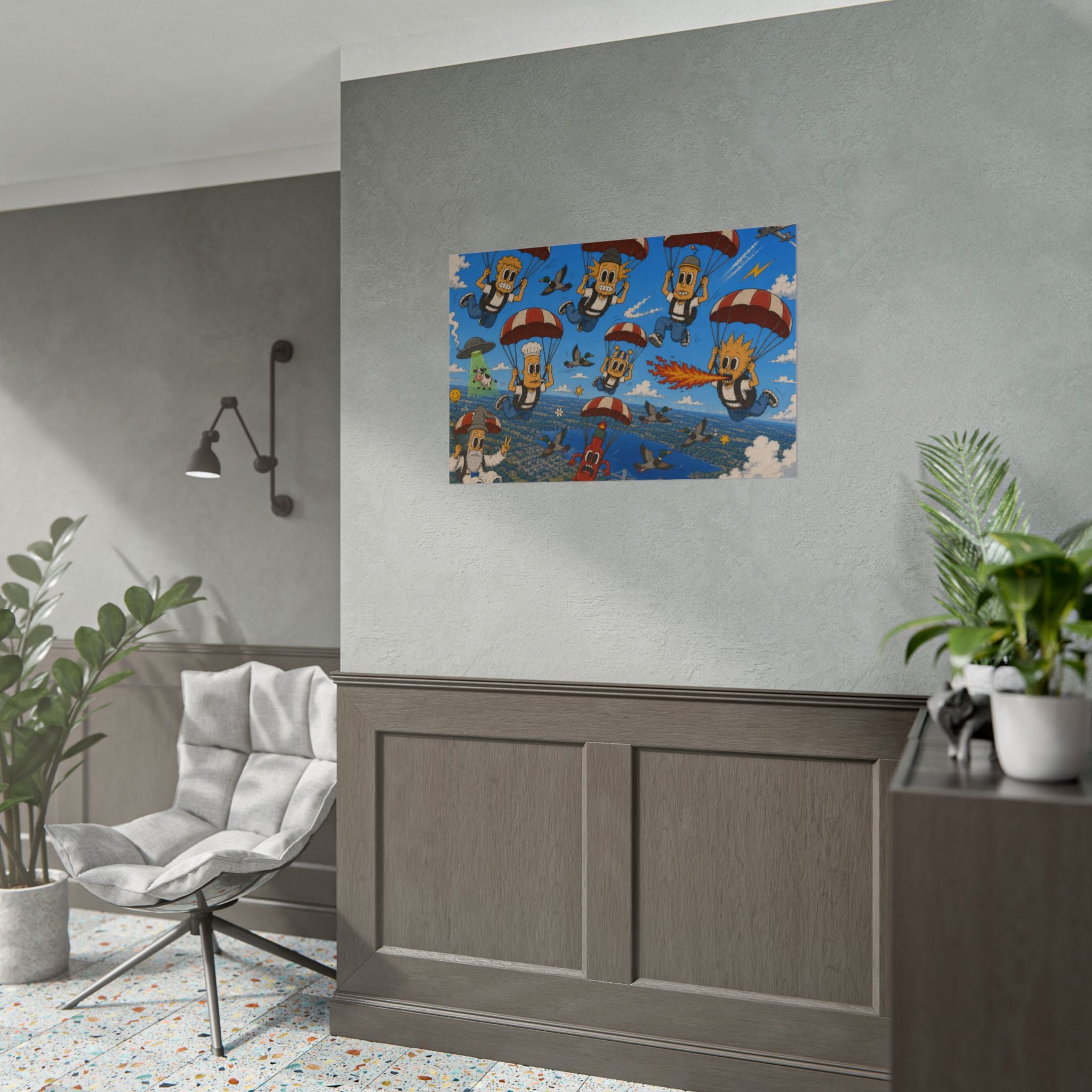 Free Falling Rolled Poster