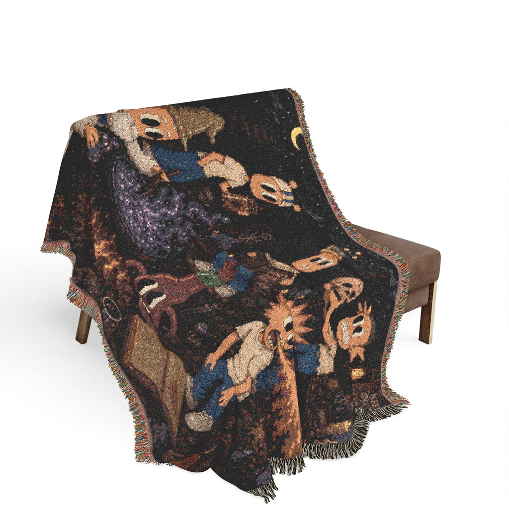 Late Night Woven Throw Blanket