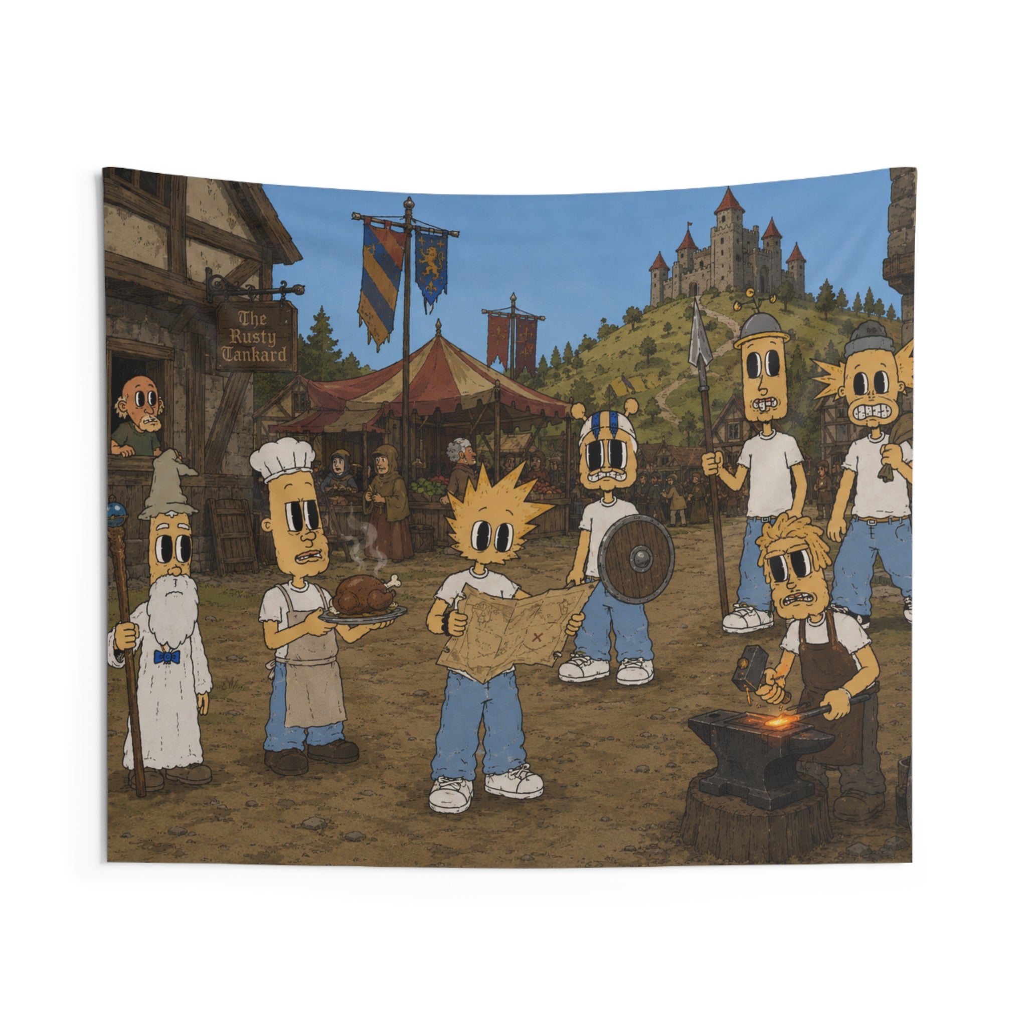 Medieval Times Wall Tapestry