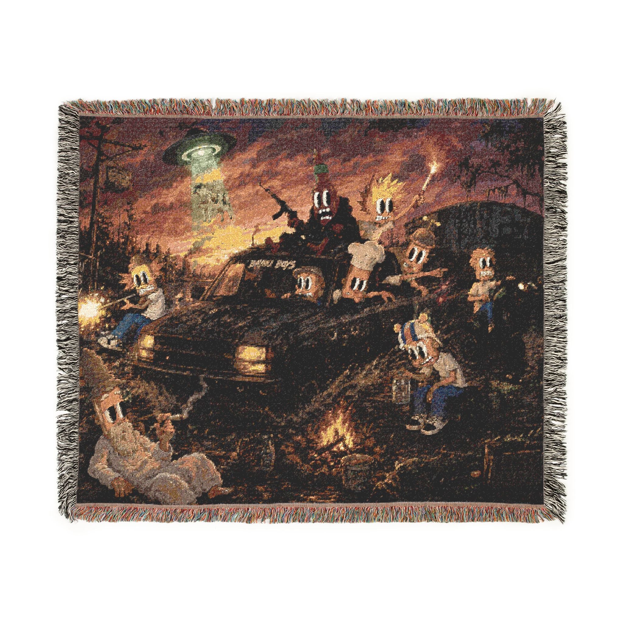 Muddy Waters Woven Throw Blanket