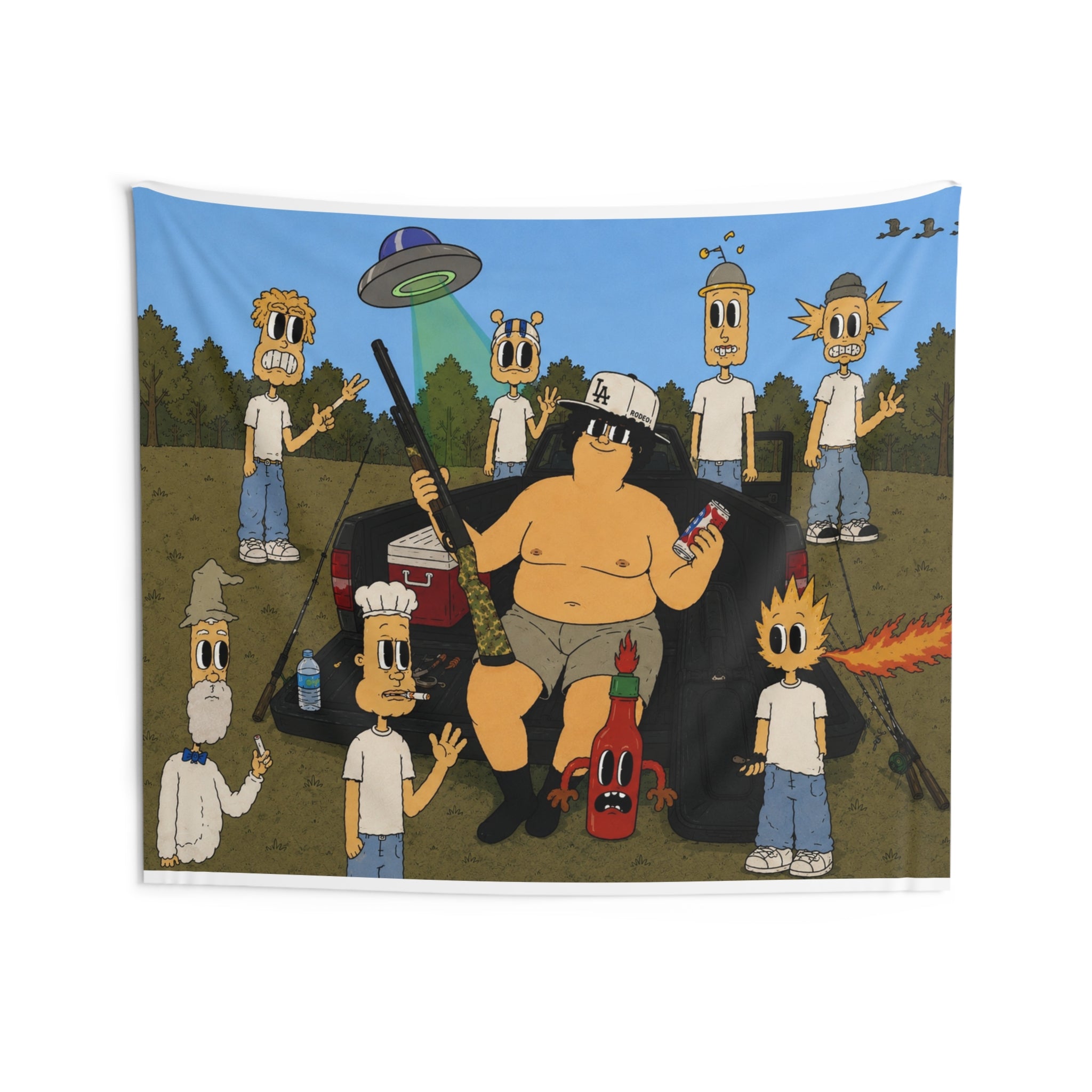 Group Pic Wall Tapestry