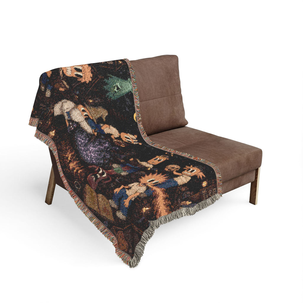 Late Night Woven Throw Blanket