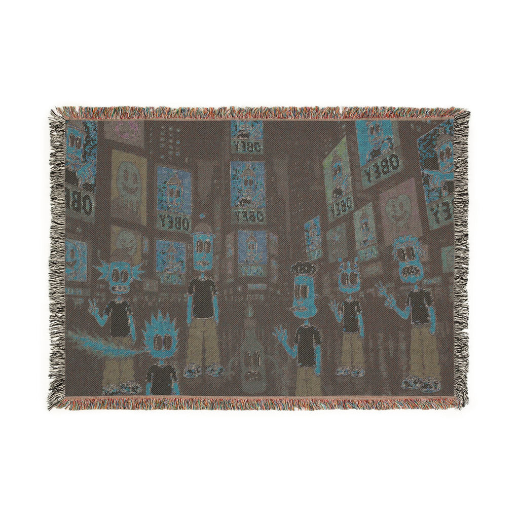 Modern Media Woven Throw Blanket