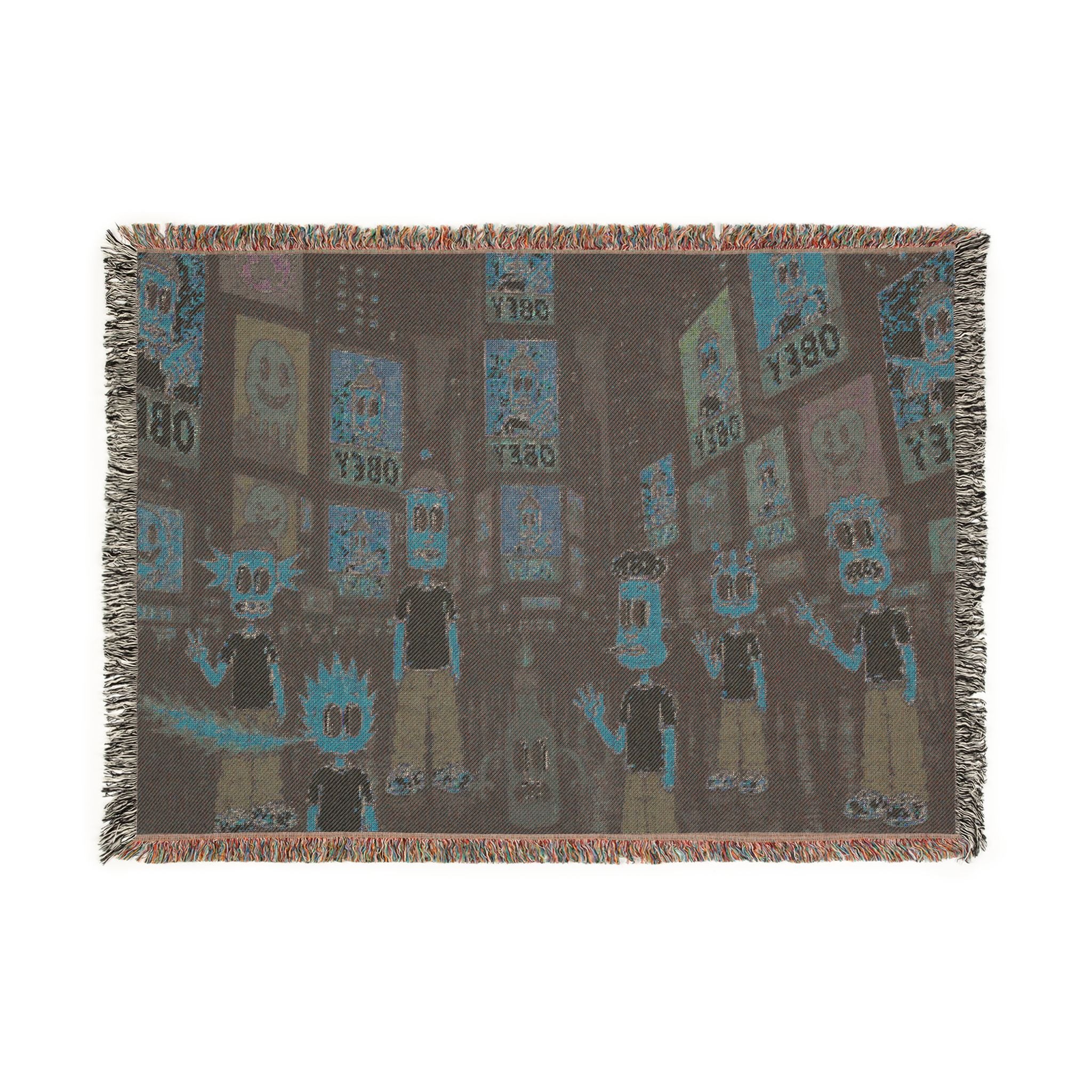 Modern Media Woven Throw Blanket