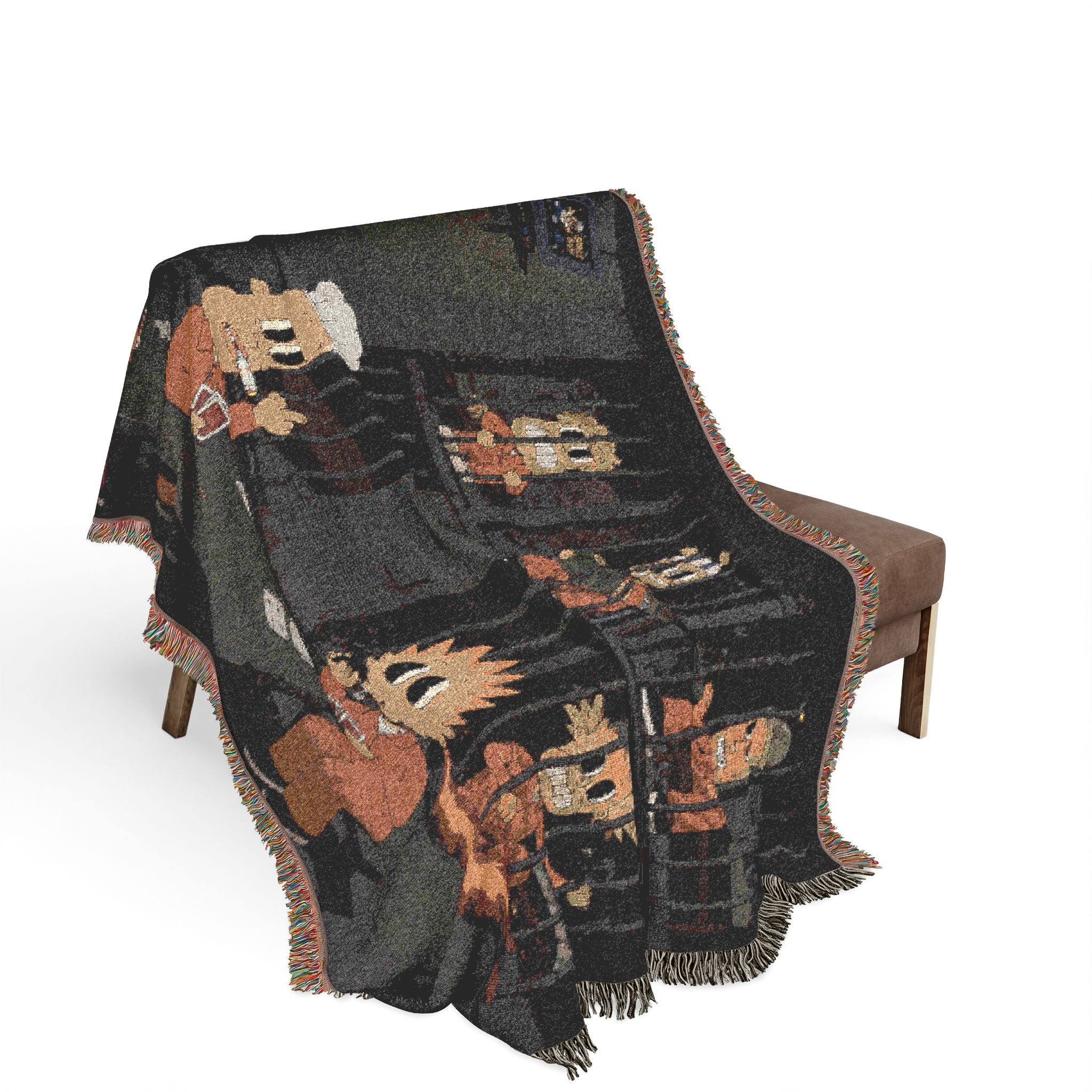 Locked Up Woven Throw Blanket