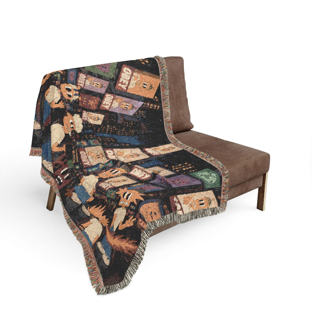 Modern Media Woven Throw Blanket