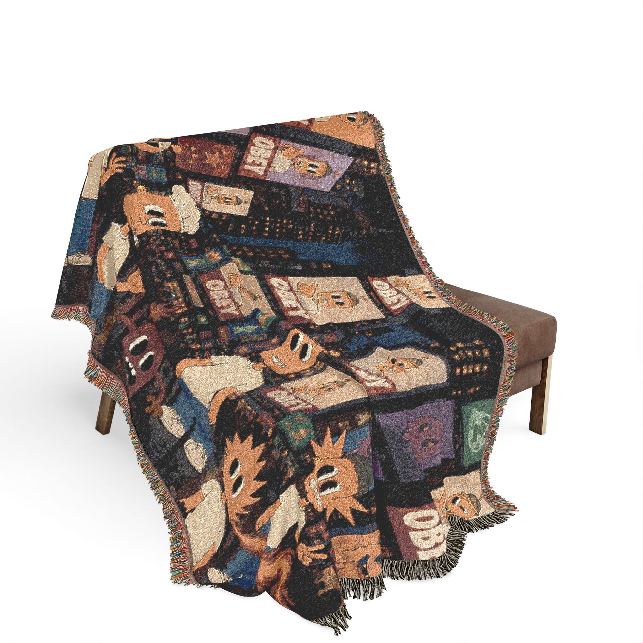 Modern Media Woven Throw Blanket