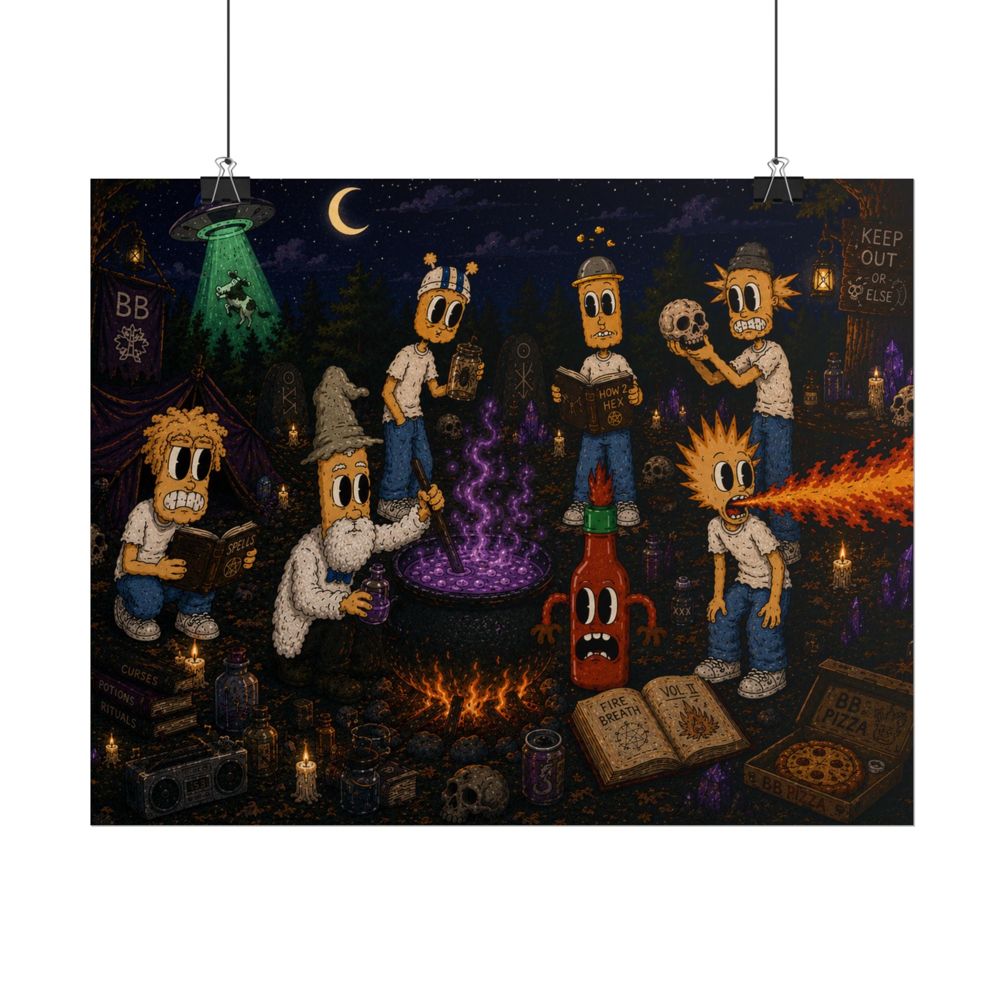 Late Night Rolled Poster