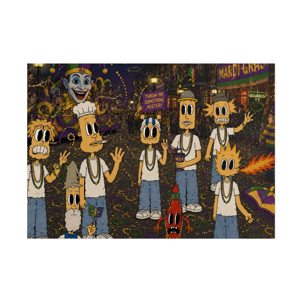 Let The Good Times Roll Rolled Poster