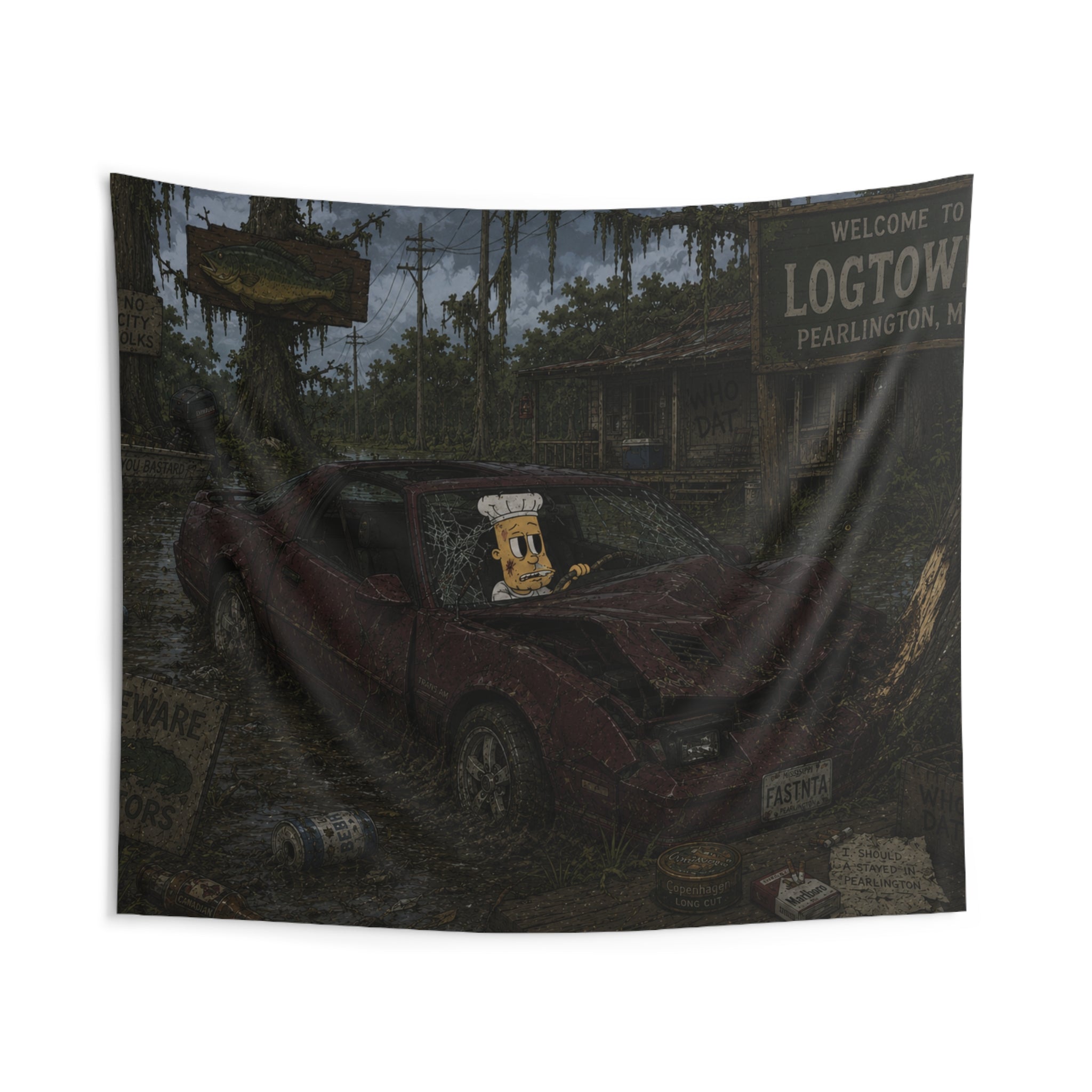 Crashed Out Wall Tapestry