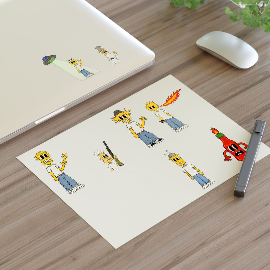 Group Character Sticker Sheet